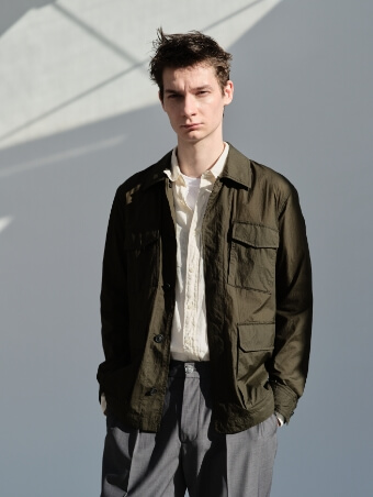 CRINKLE FIELD JACKET