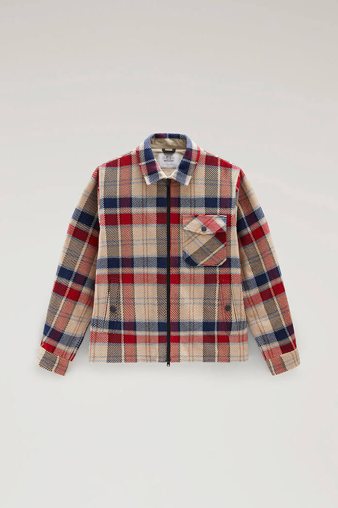 TIMBER WOOL COTTON OVERSHIRT