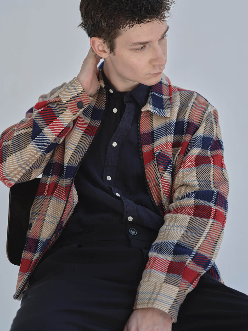 TIMBER WOOL COTTON OVERSHIRT