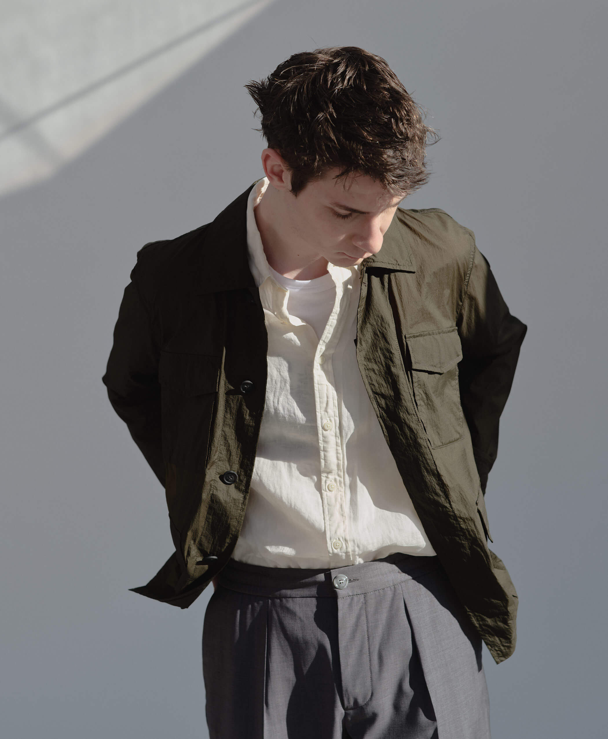 CRINKLE FIELD JACKET