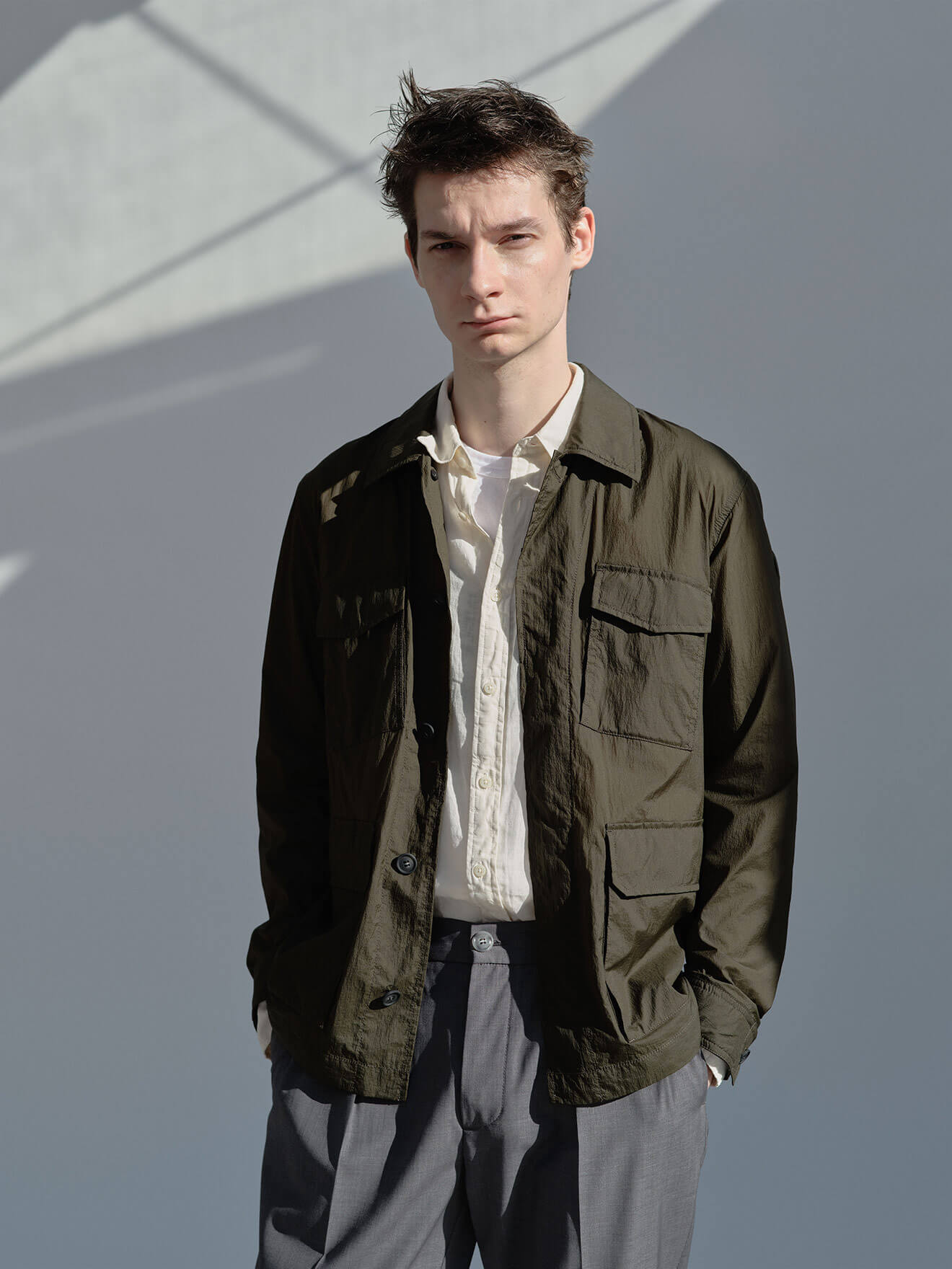 CRINKLE FIELD JACKET