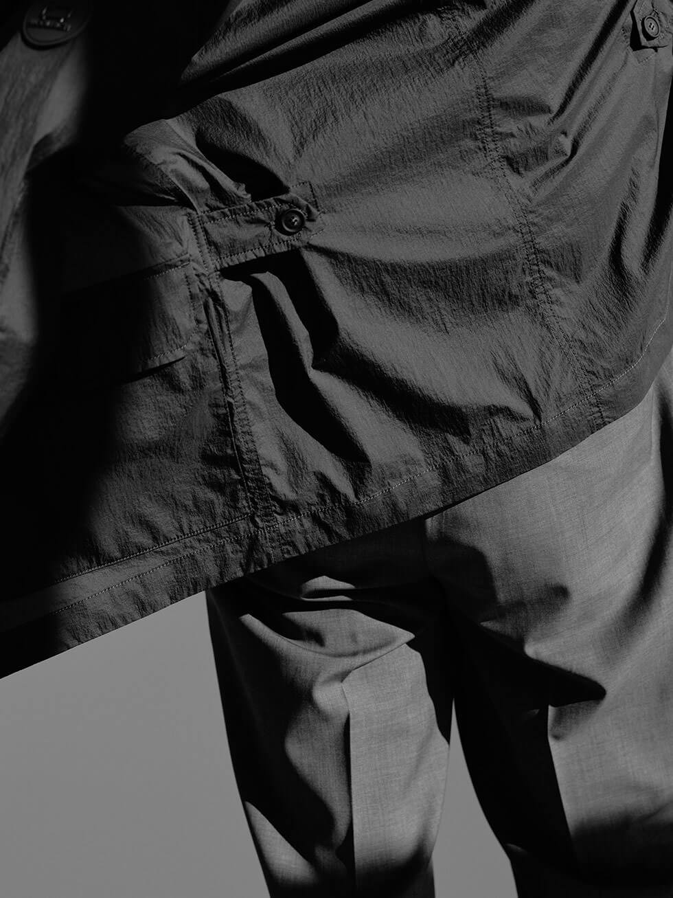 CRINKLE FIELD JACKET