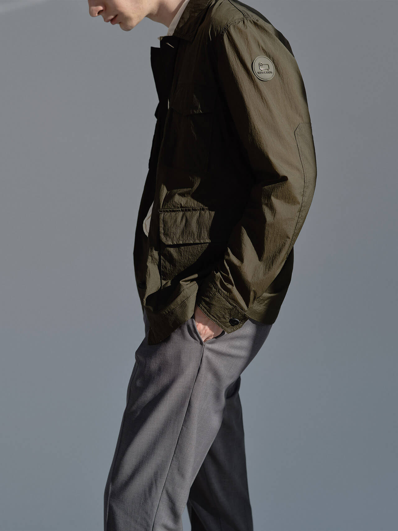 CRINKLE FIELD JACKET