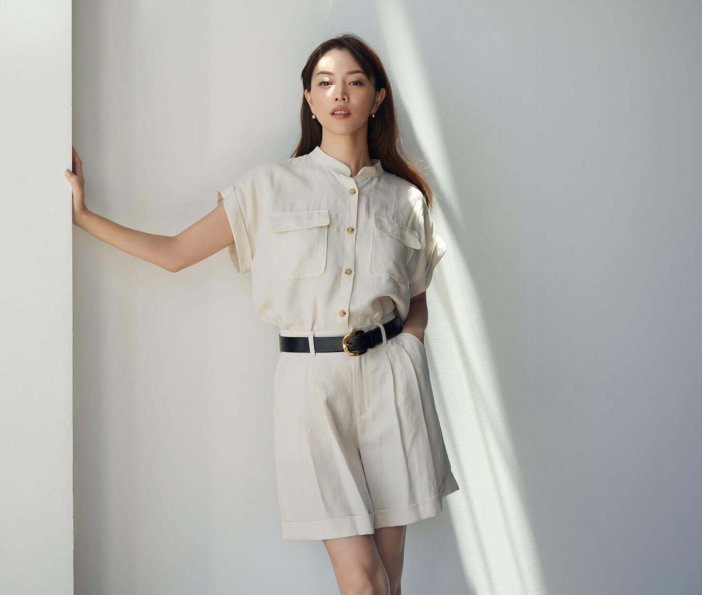 VISCOSE LINEN SHIRT / VISCOSE LINEN SHORTS