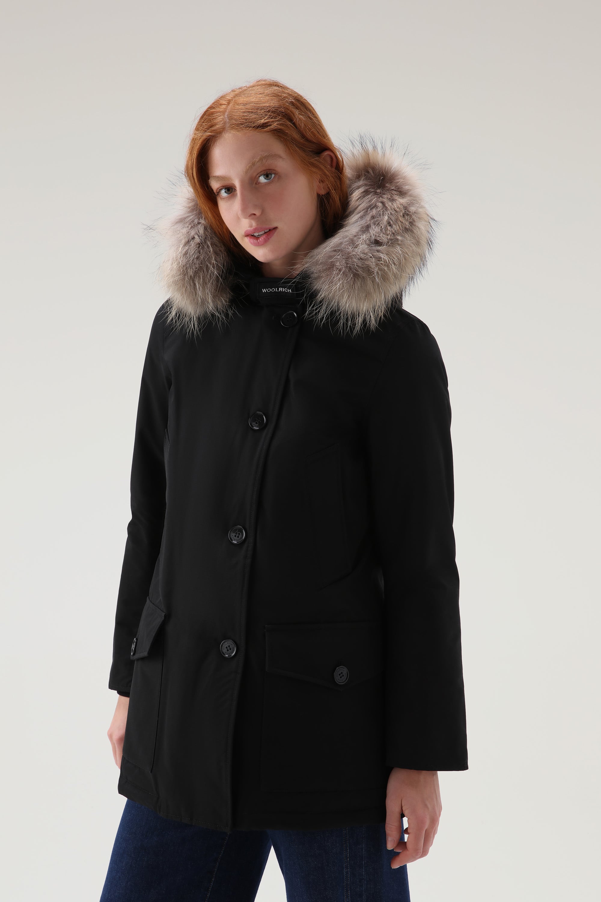 24S Women Clothing Coats Parkas Arctic Detachable Fur Parka 