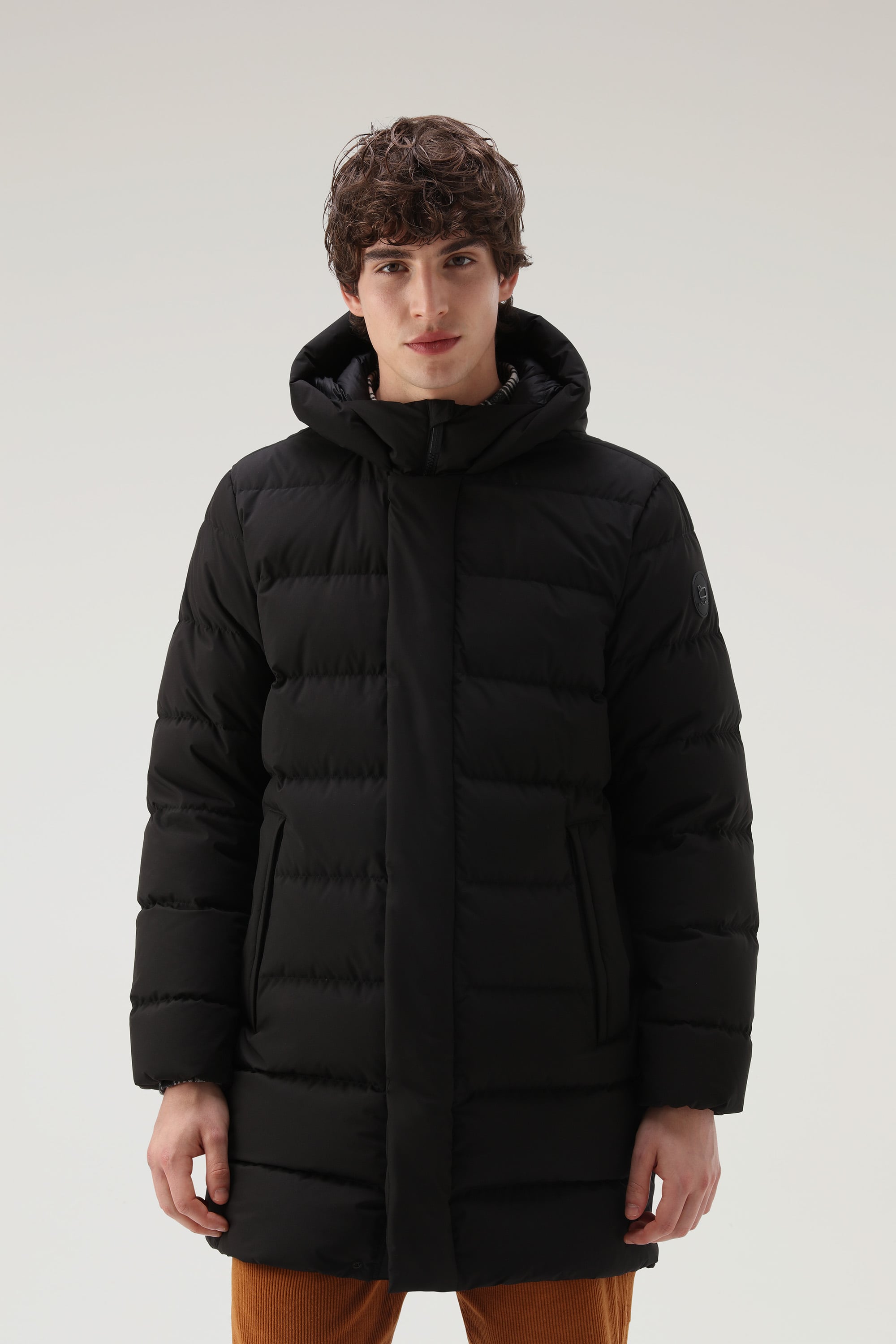 HIGH TECH QUILTED LONG JACKET