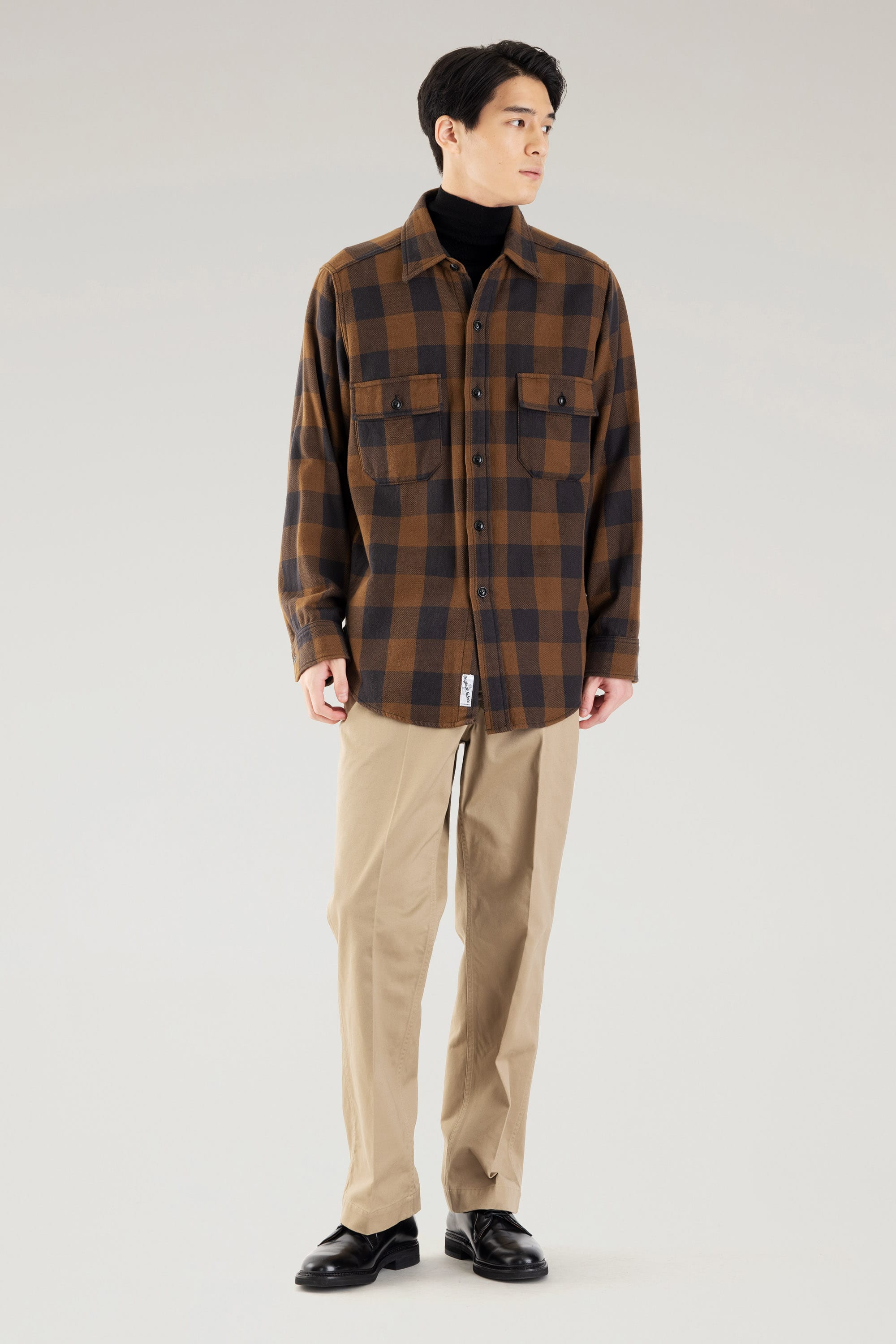 LONG SLEEVE AUTHENTIC FLANNEL SHIRT｜WOOLRICH（ウールリッチ）公式