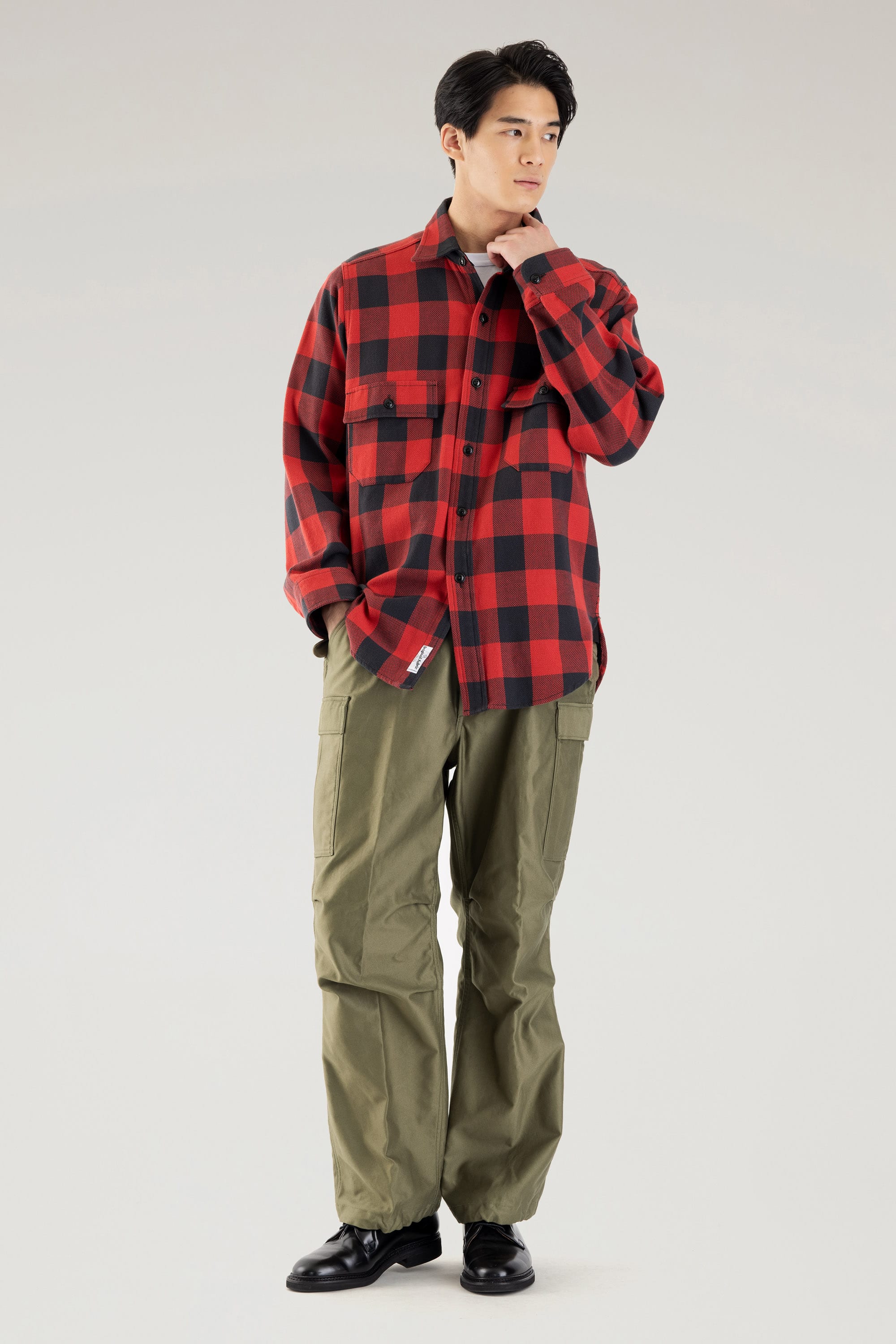 LONG SLEEVE AUTHENTIC FLANNEL SHIRT｜WOOLRICH（ウールリッチ）公式