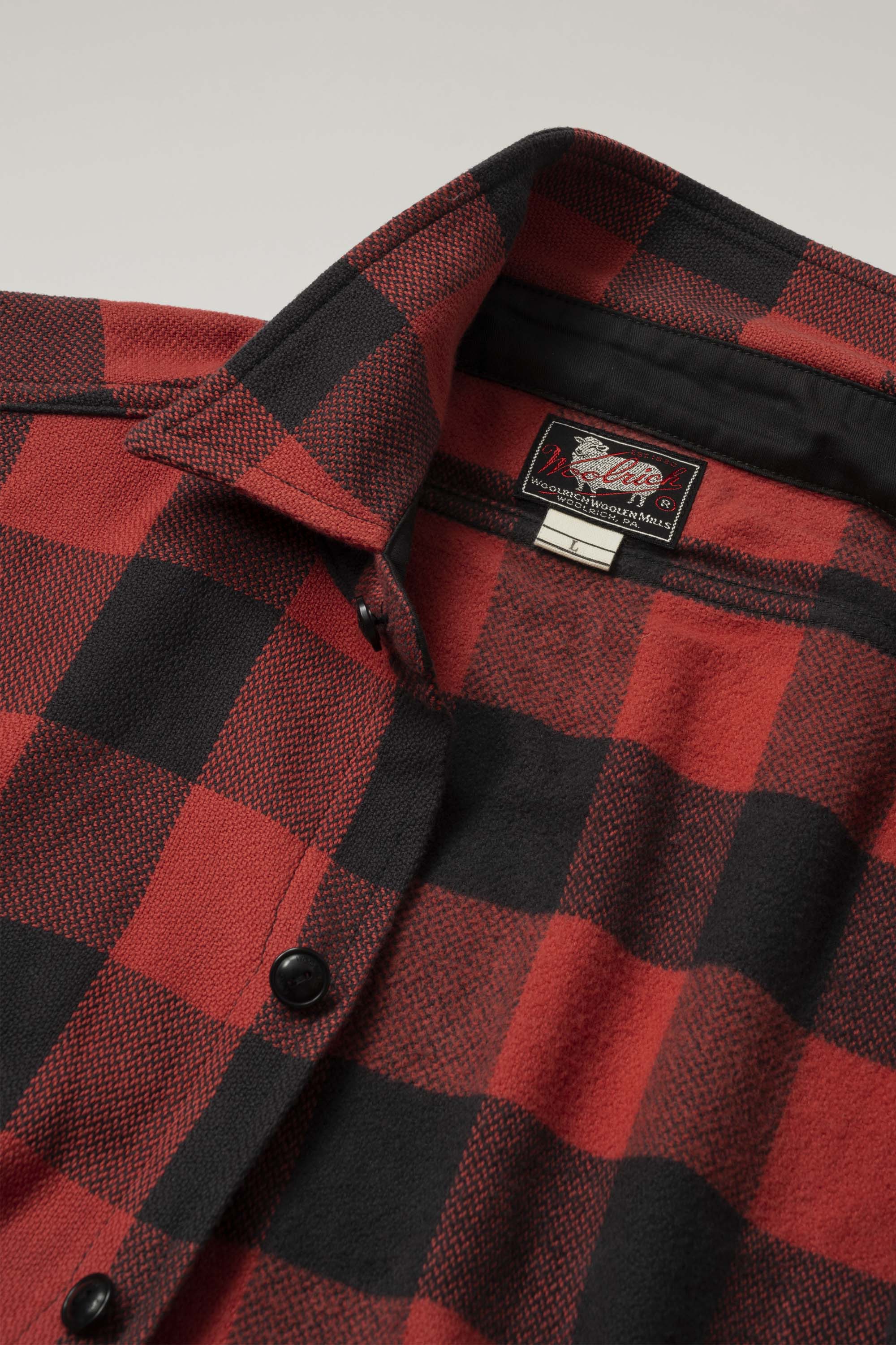 LONG SLEEVE AUTHENTIC FLANNEL SHIRT｜WOOLRICH（ウールリッチ）公式 