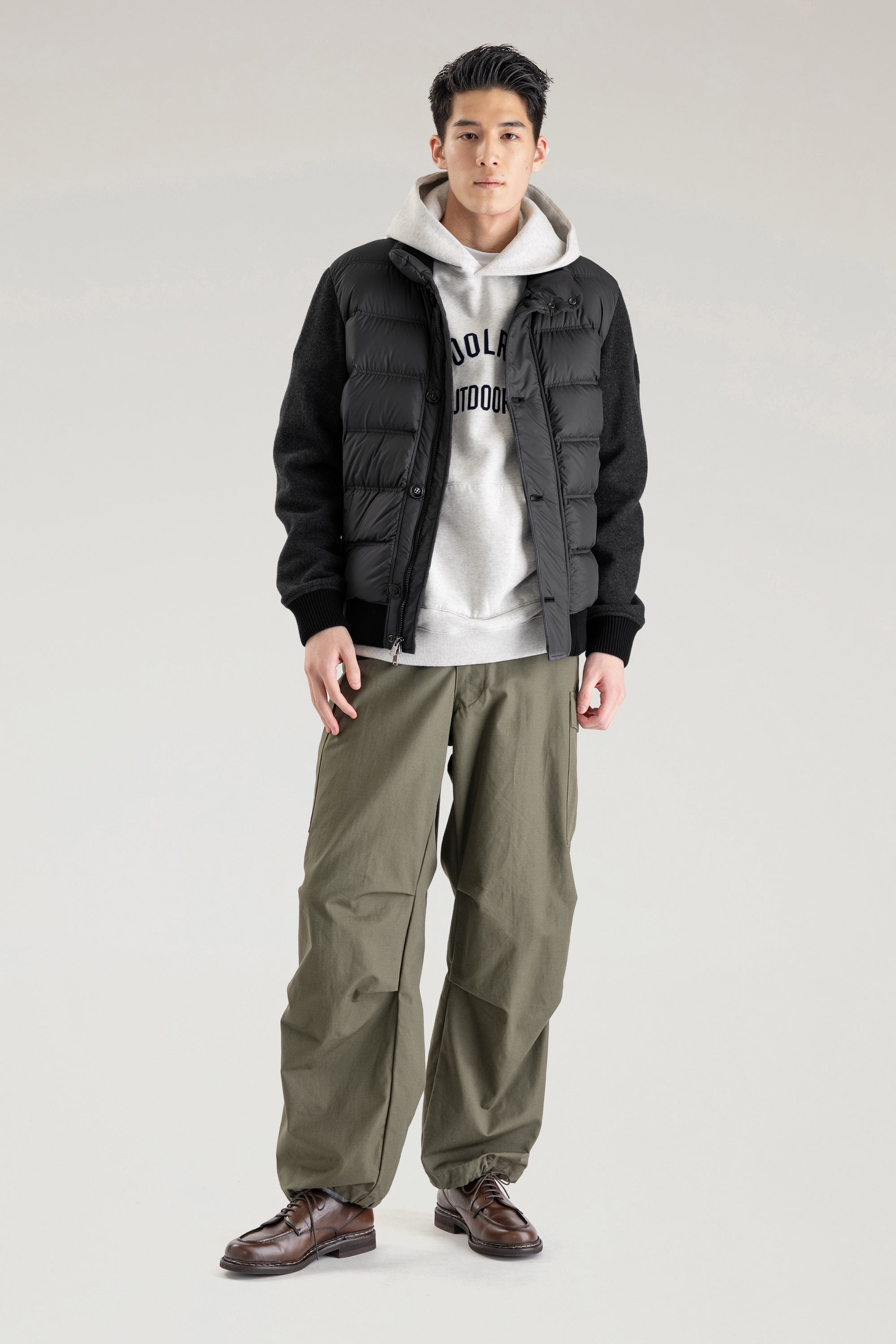 WOOL BONDED HYBRID FLEECE 