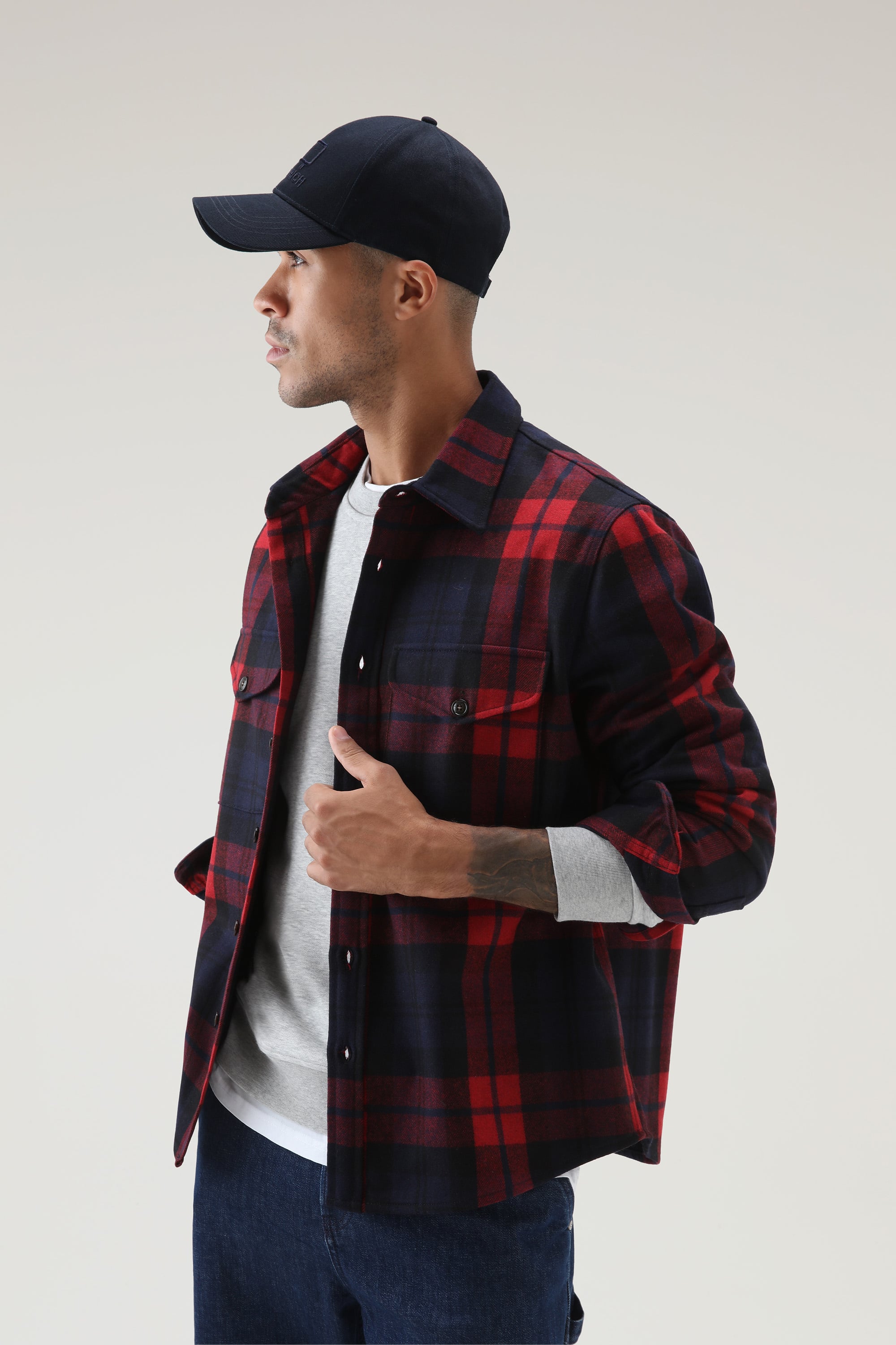 PLAID OVERSHIRT