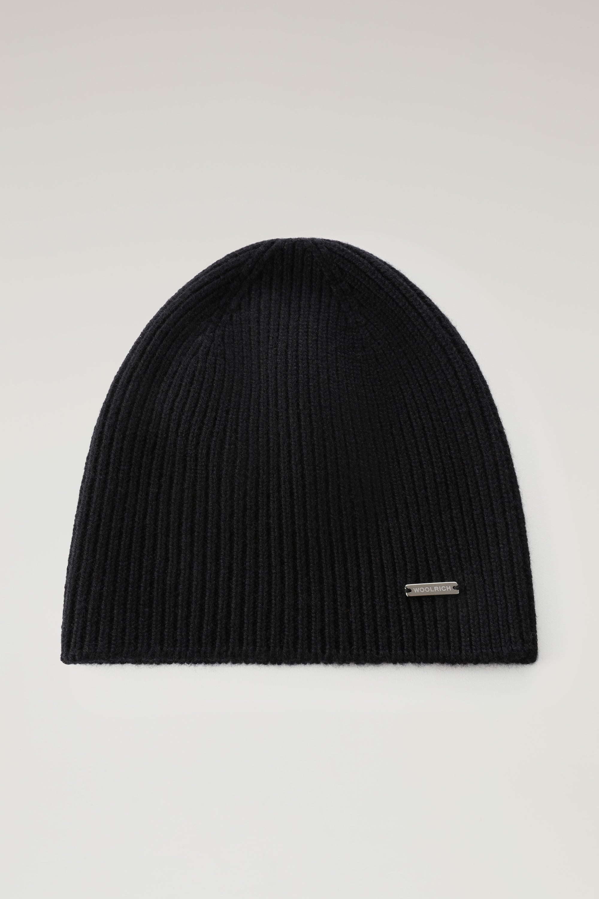 CASHMERE RIBBED BEANIE 