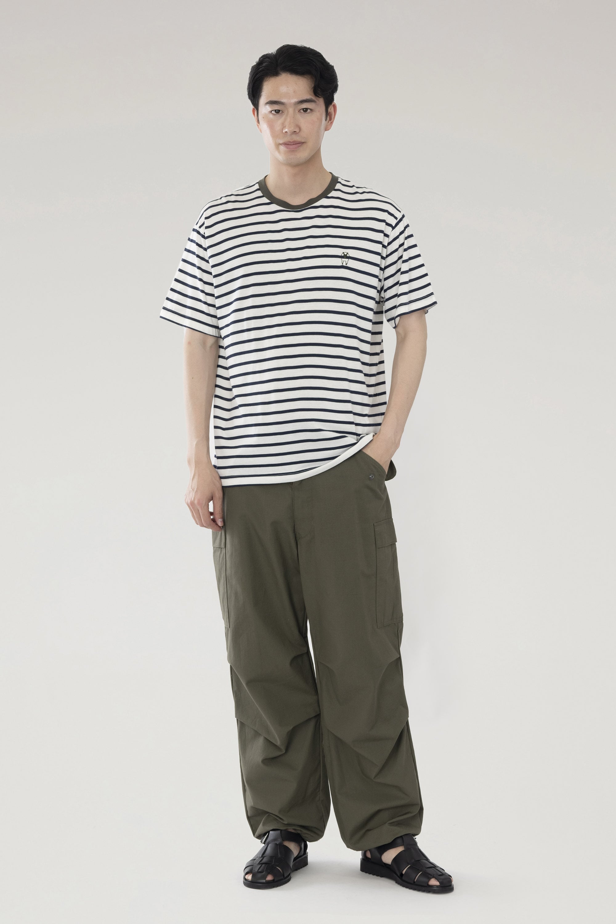 SHEEP HORIZONTAL STRIPES T-SHIRT