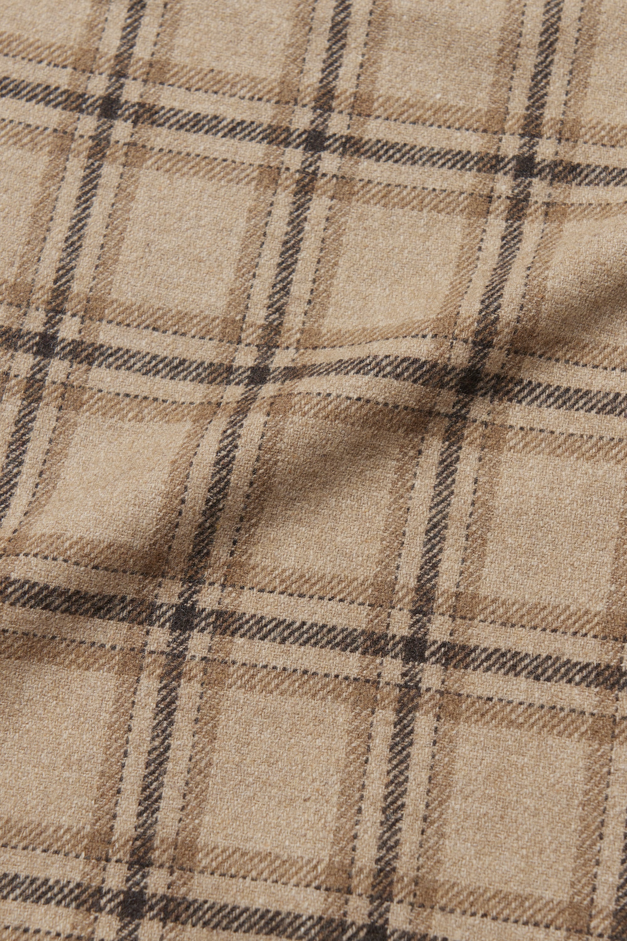 WOOL CHECK B.D SHIRT