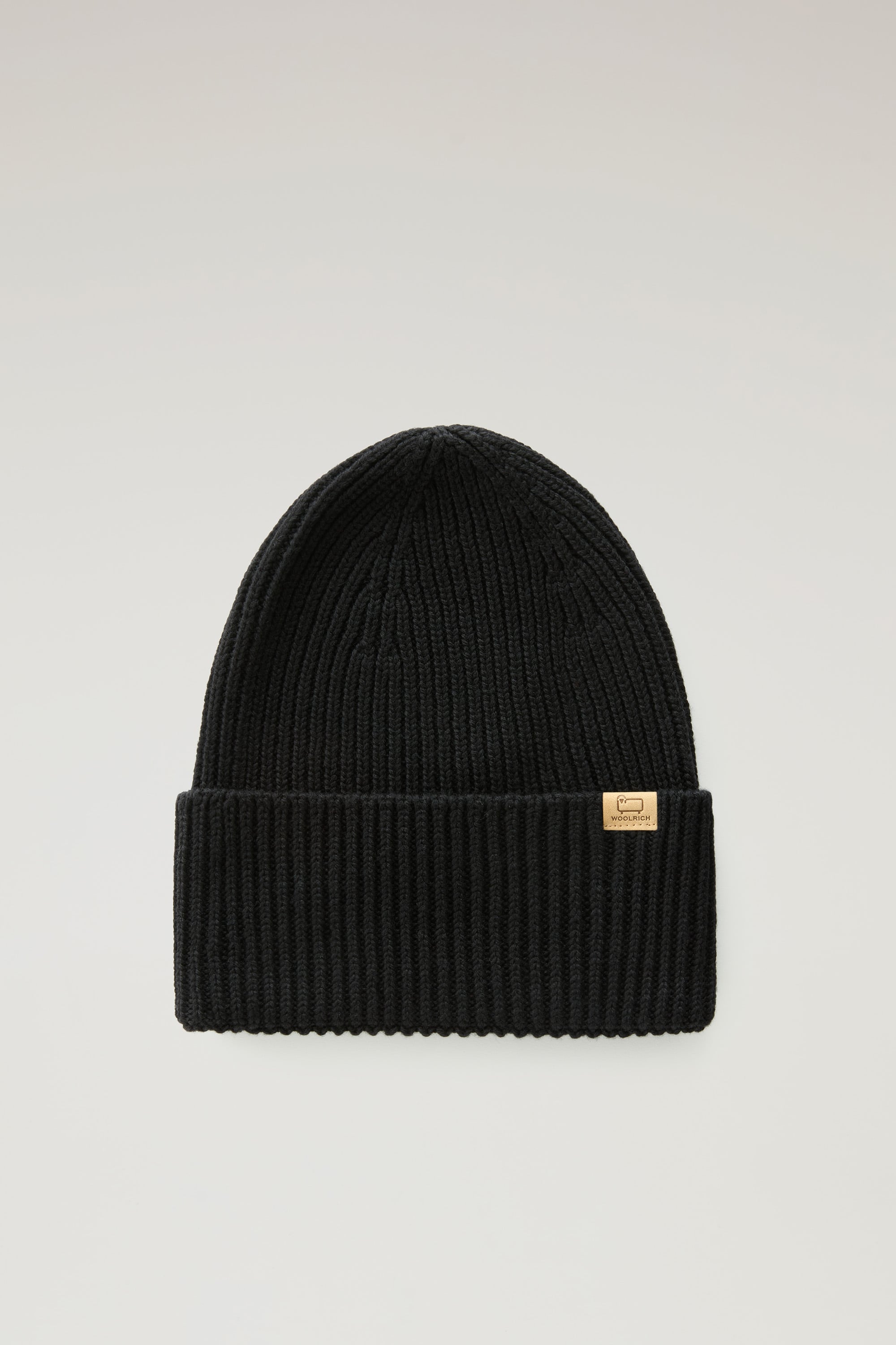 MERINO WOOL RIBBED BEANIE