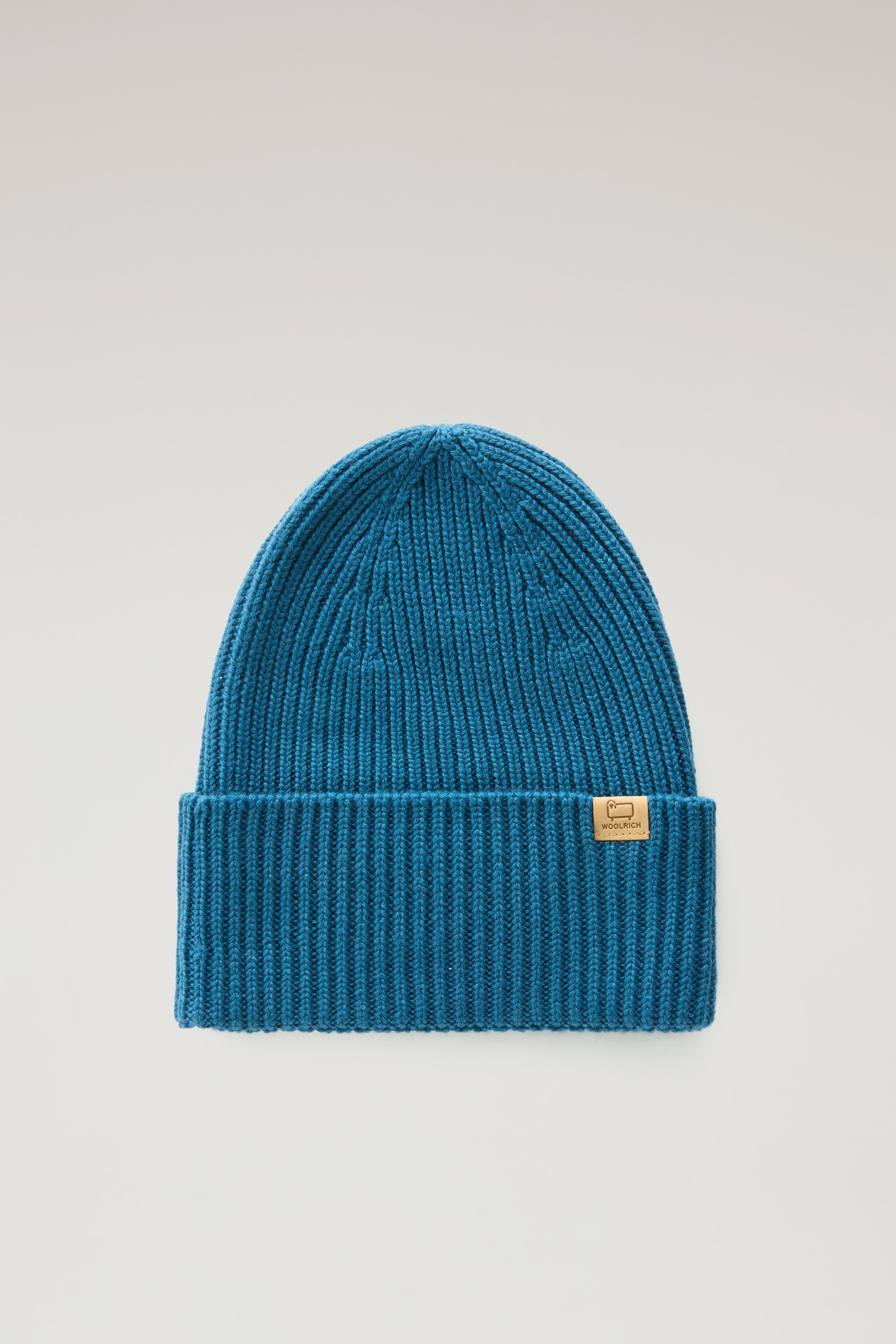 MERINO WOOL RIBBED BEANIE