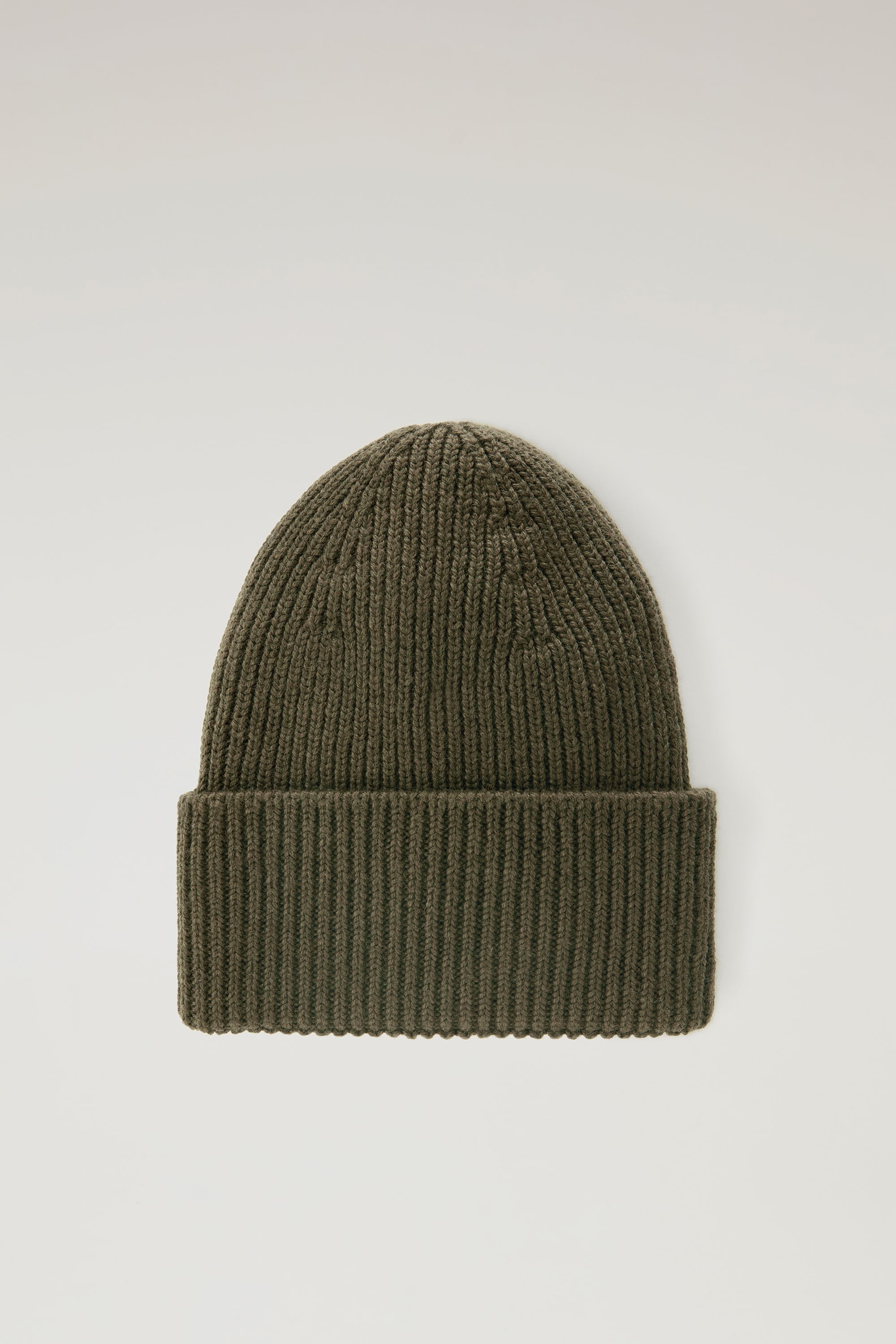 MERINO WOOL RIBBED BEANIE
