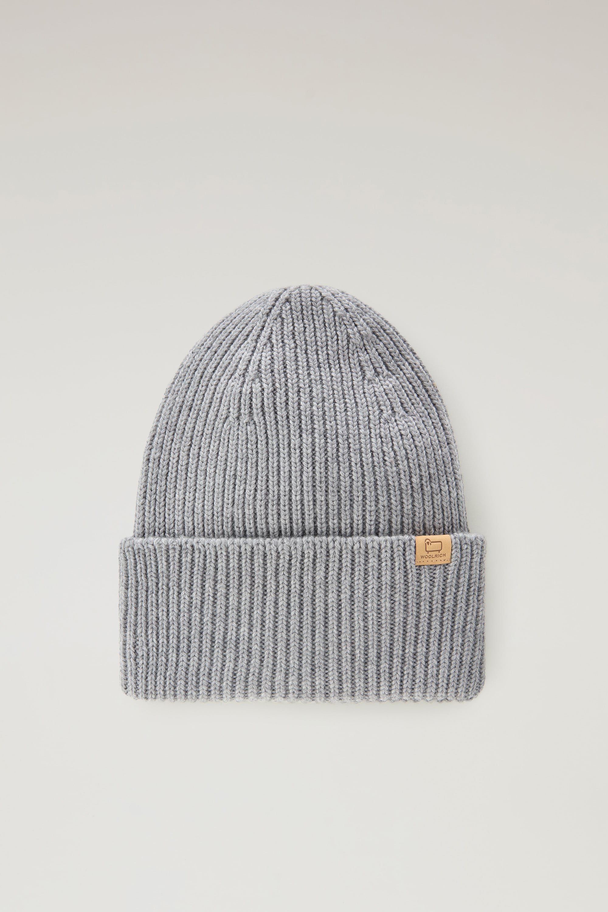 MERINO WOOL RIBBED BEANIE