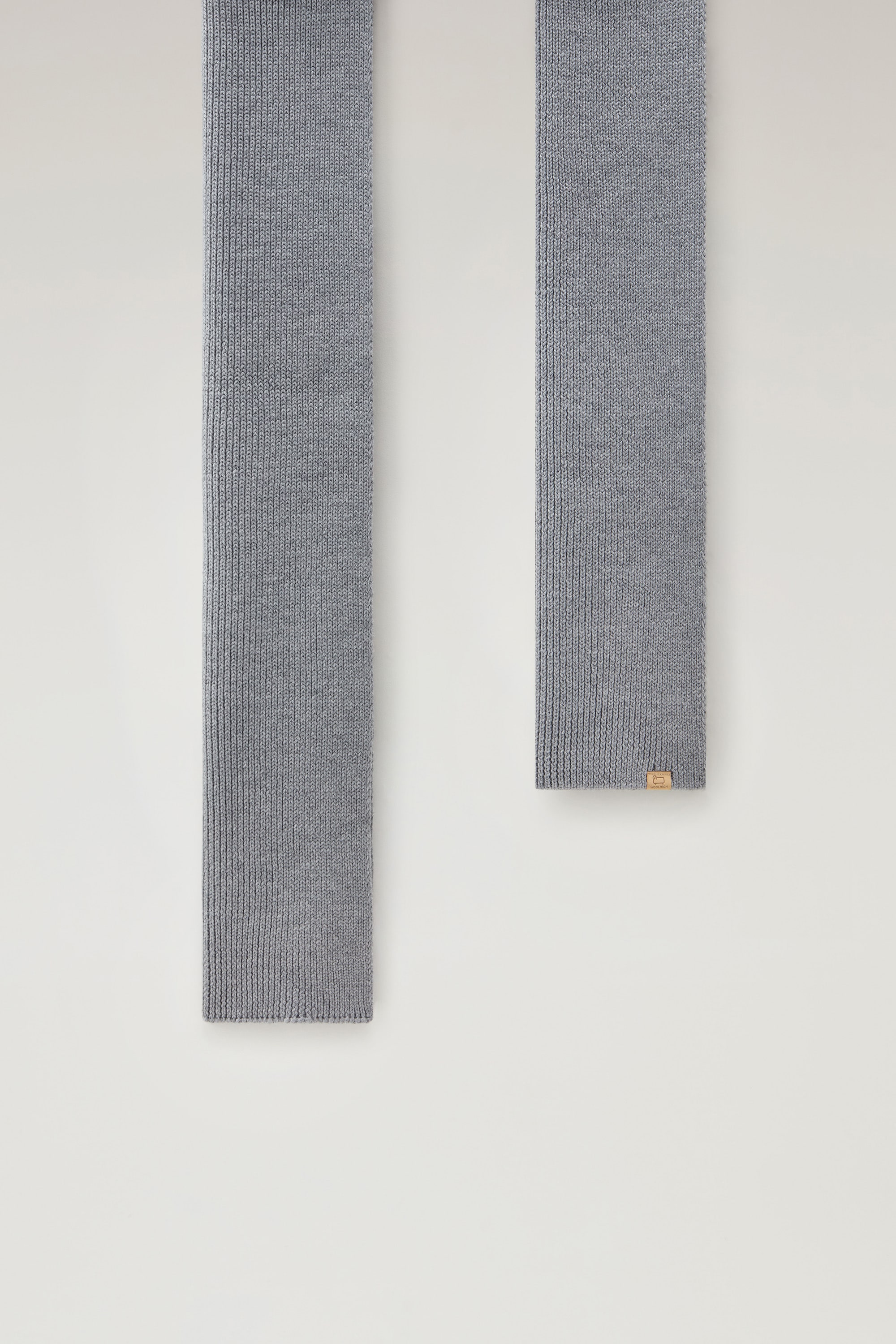 MERINO WOOL RIBBED SCARF