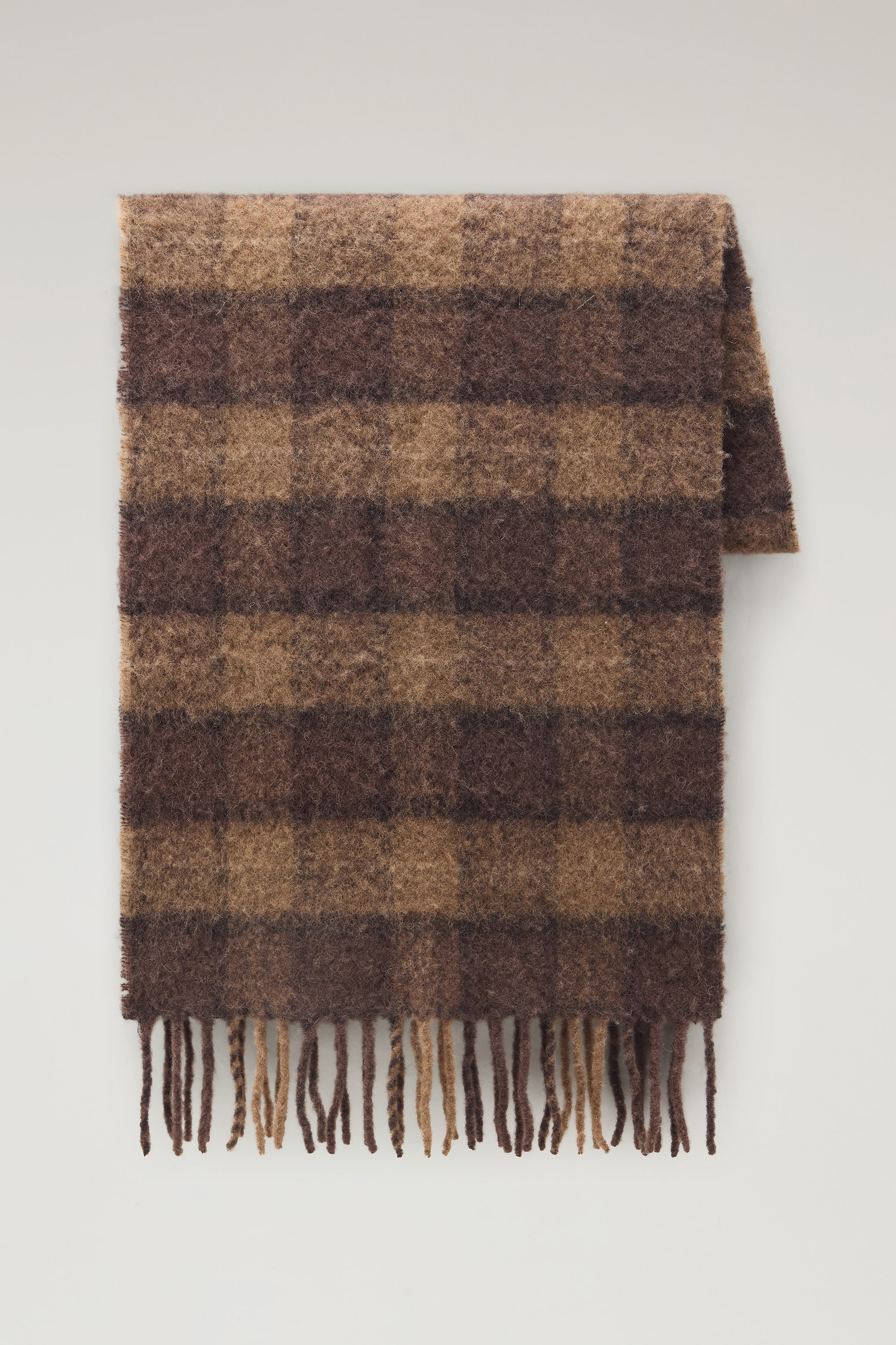 UNISEX ALPACA CHECK SCARF