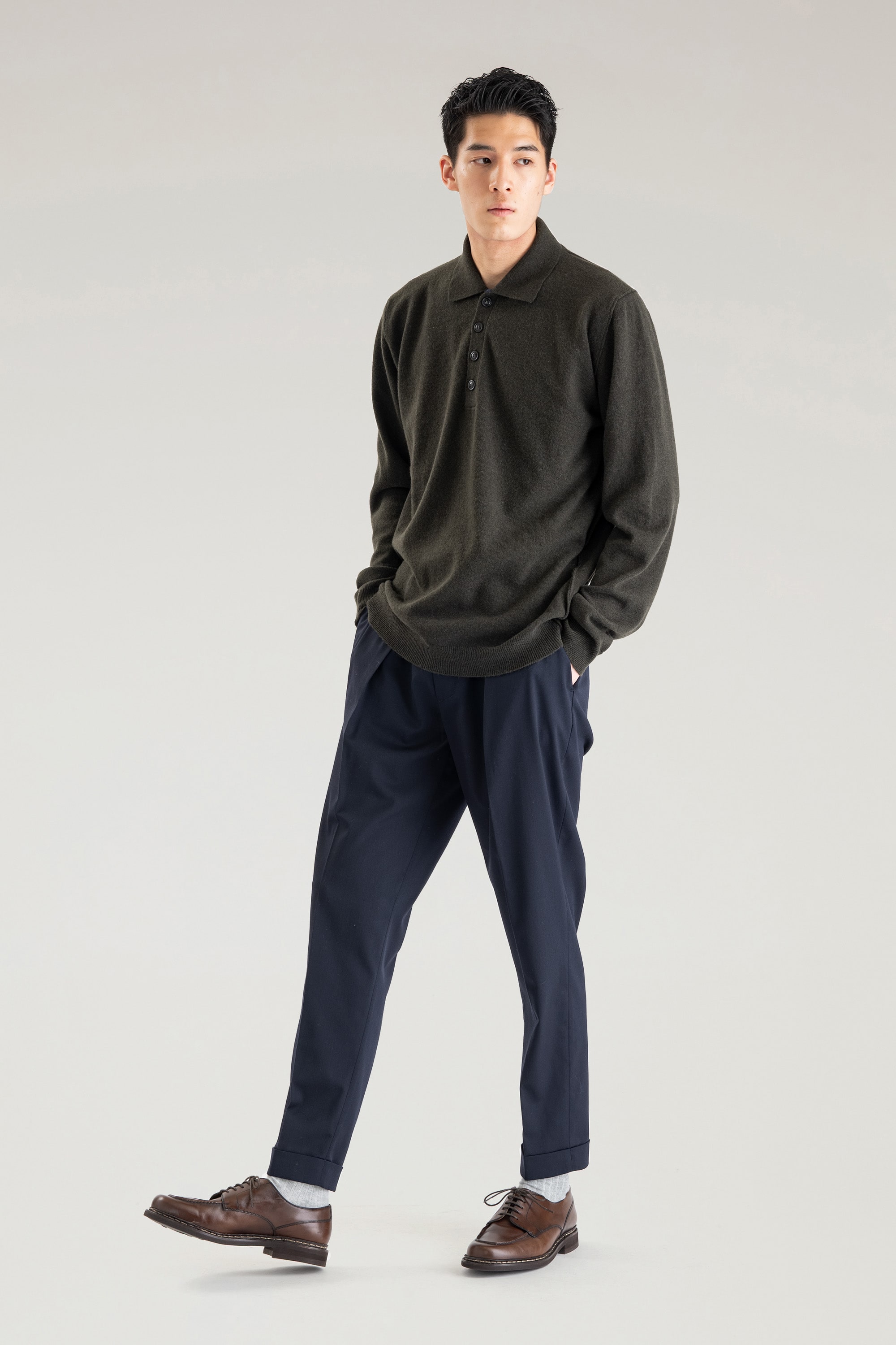 MERINOS POLO PULLOVER