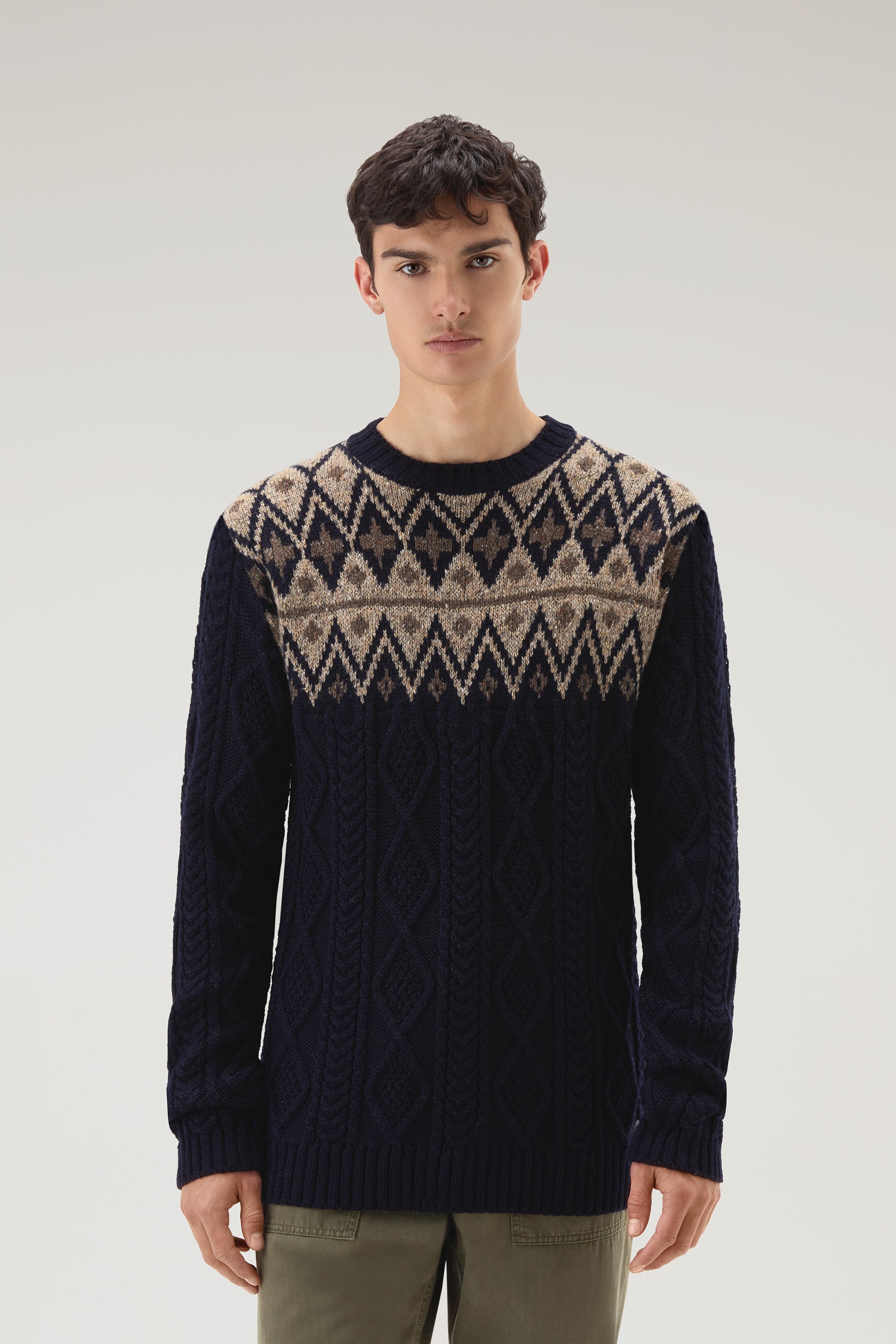 FAIRISLE WOOL PULLOVER