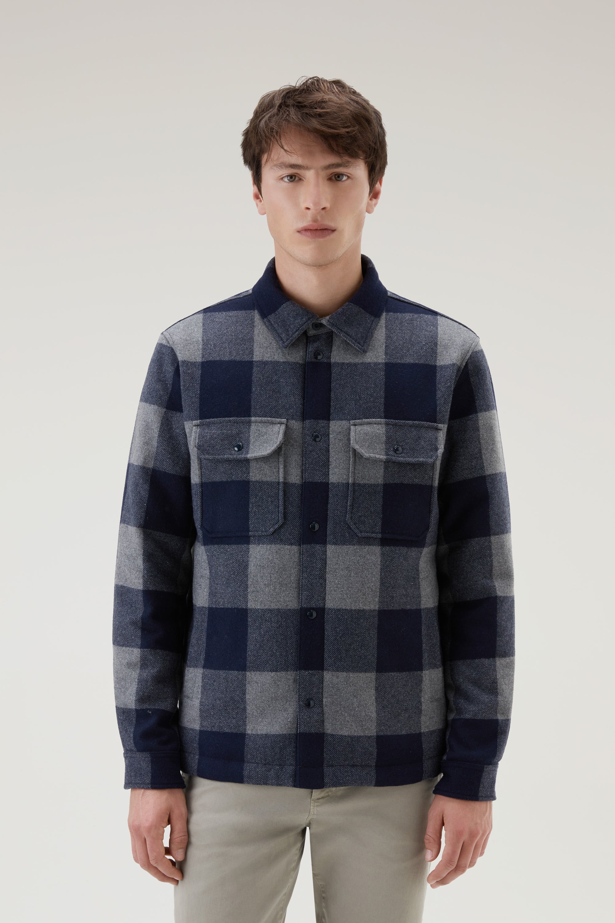 ALASKAN WOOL CHECK OVERSHIRT｜WOOLRICH（ウールリッチ）公式