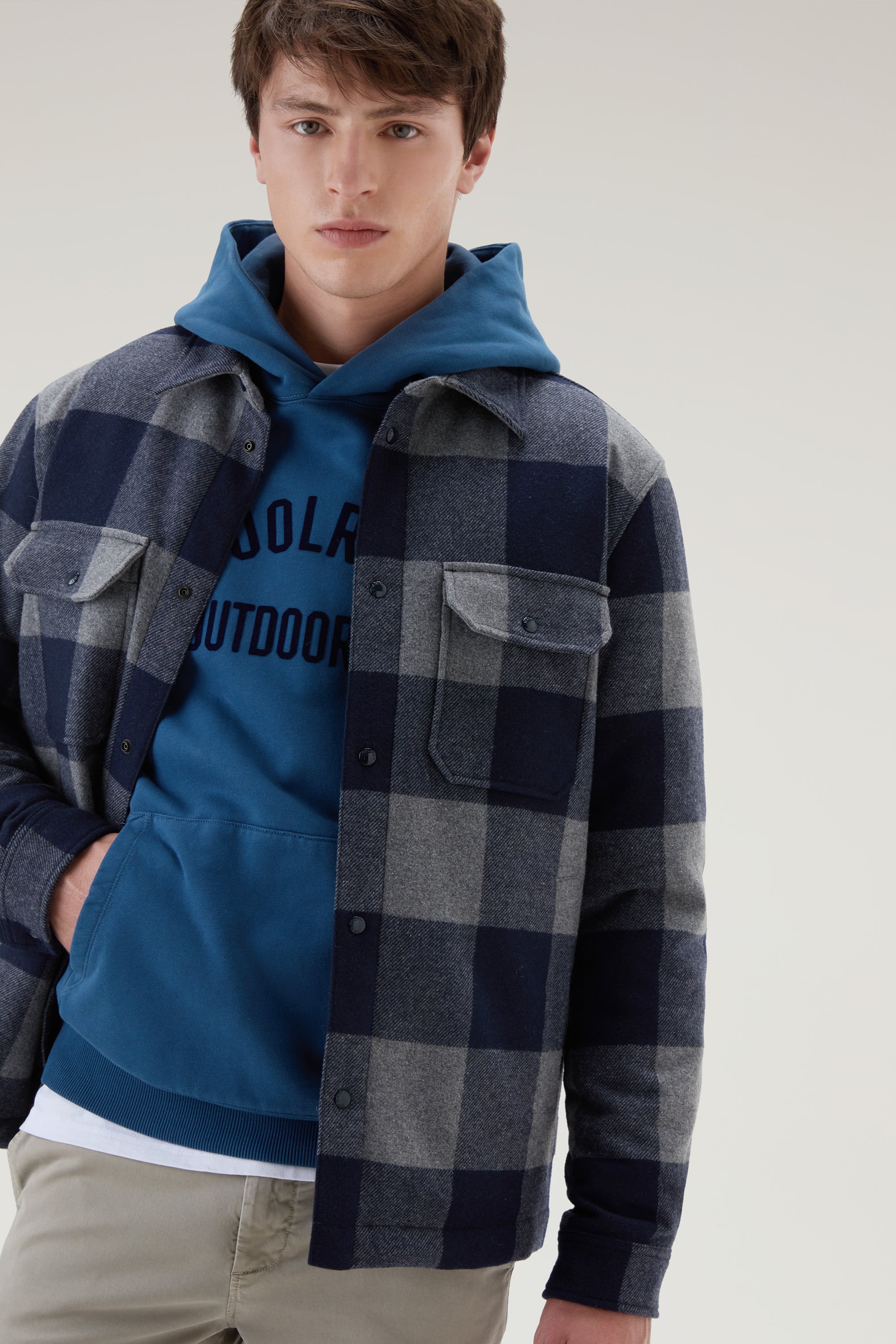 ALASKAN WOOL CHECK OVERSHIRT｜WOOLRICH（ウールリッチ）公式