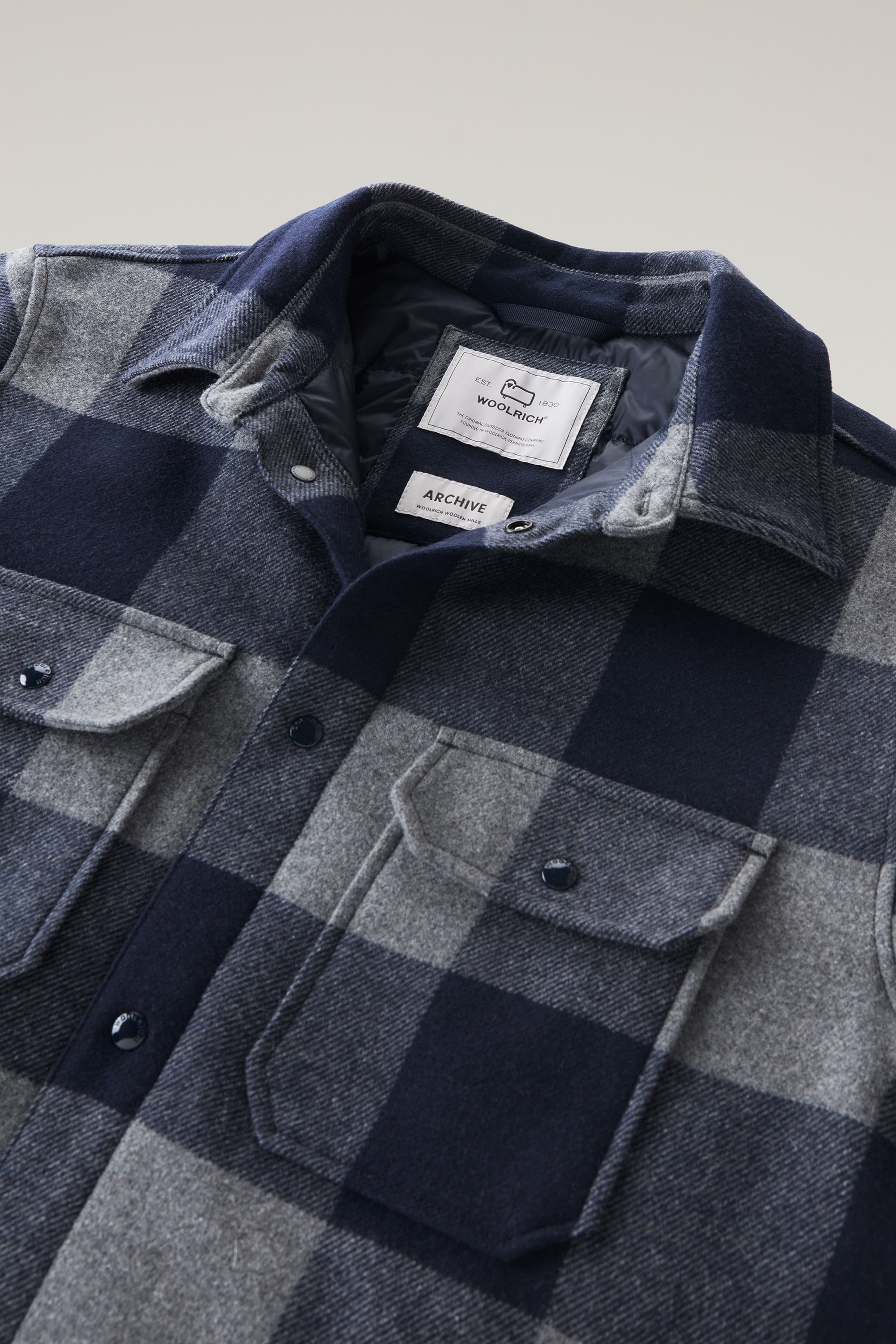 ALASKAN WOOL CHECK OVERSHIRT｜WOOLRICH（ウールリッチ）公式