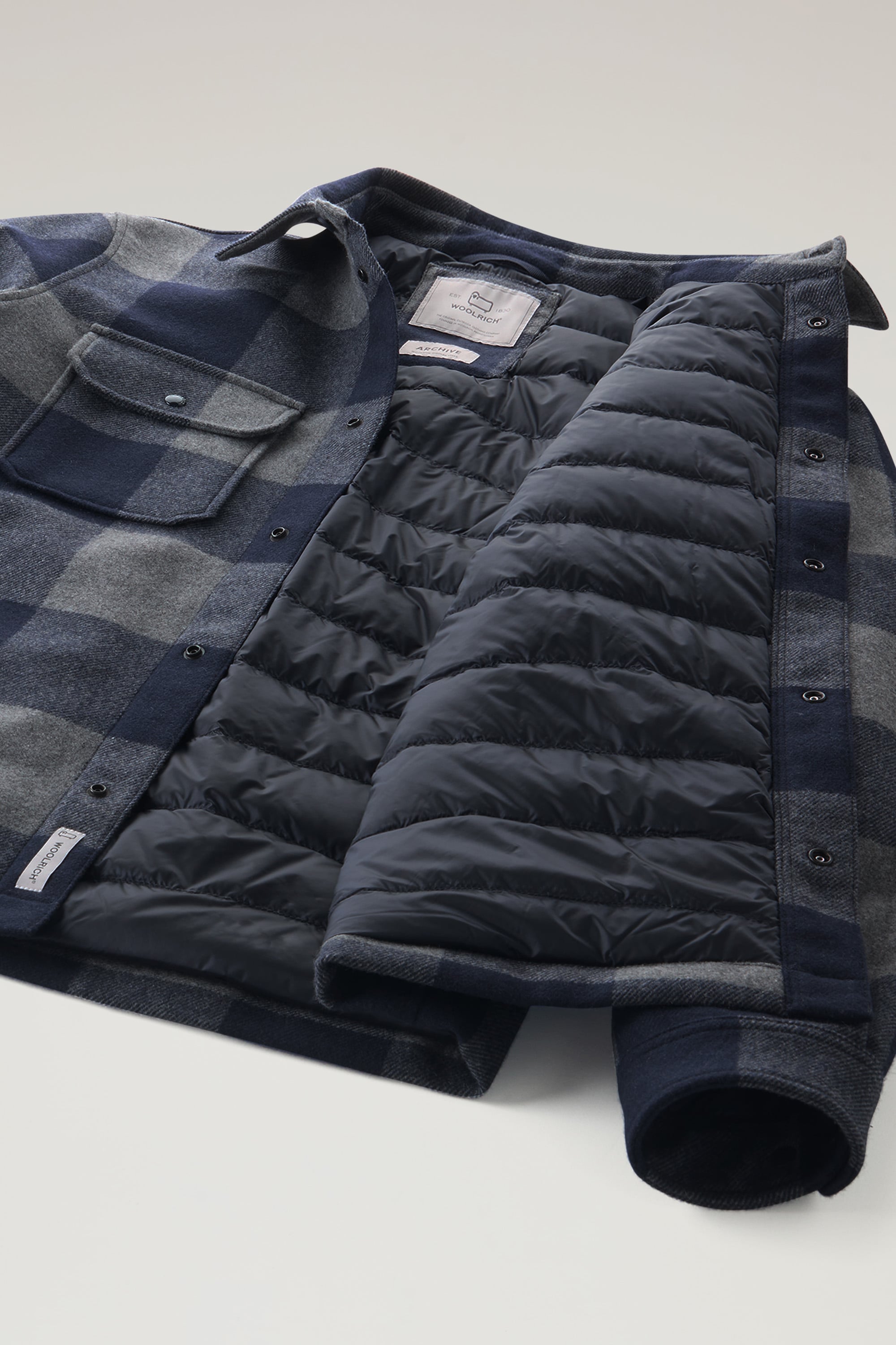 ALASKAN WOOL CHECK OVERSHIRT｜WOOLRICH（ウールリッチ）公式