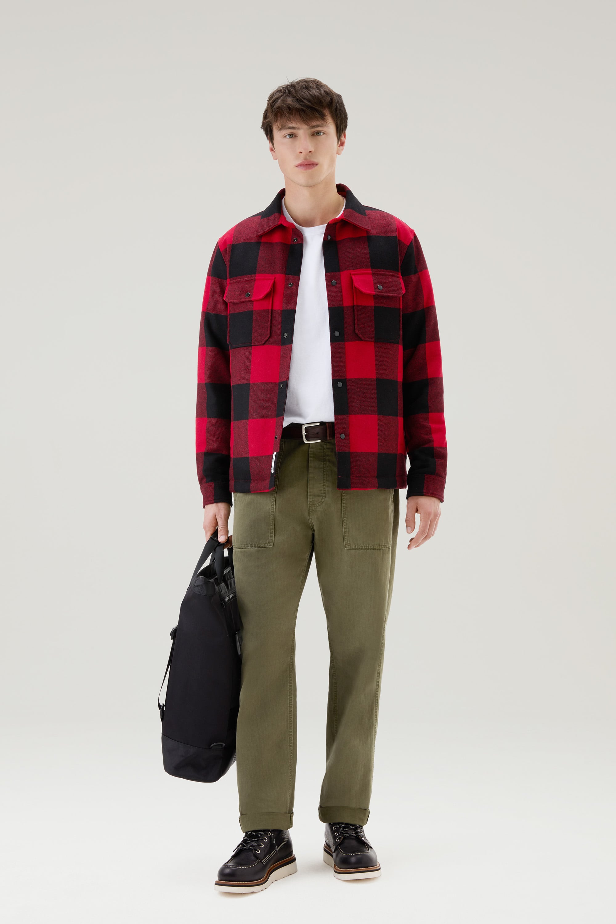 ALASKAN WOOL CHECK OVERSHIRT｜WOOLRICH（ウールリッチ）公式