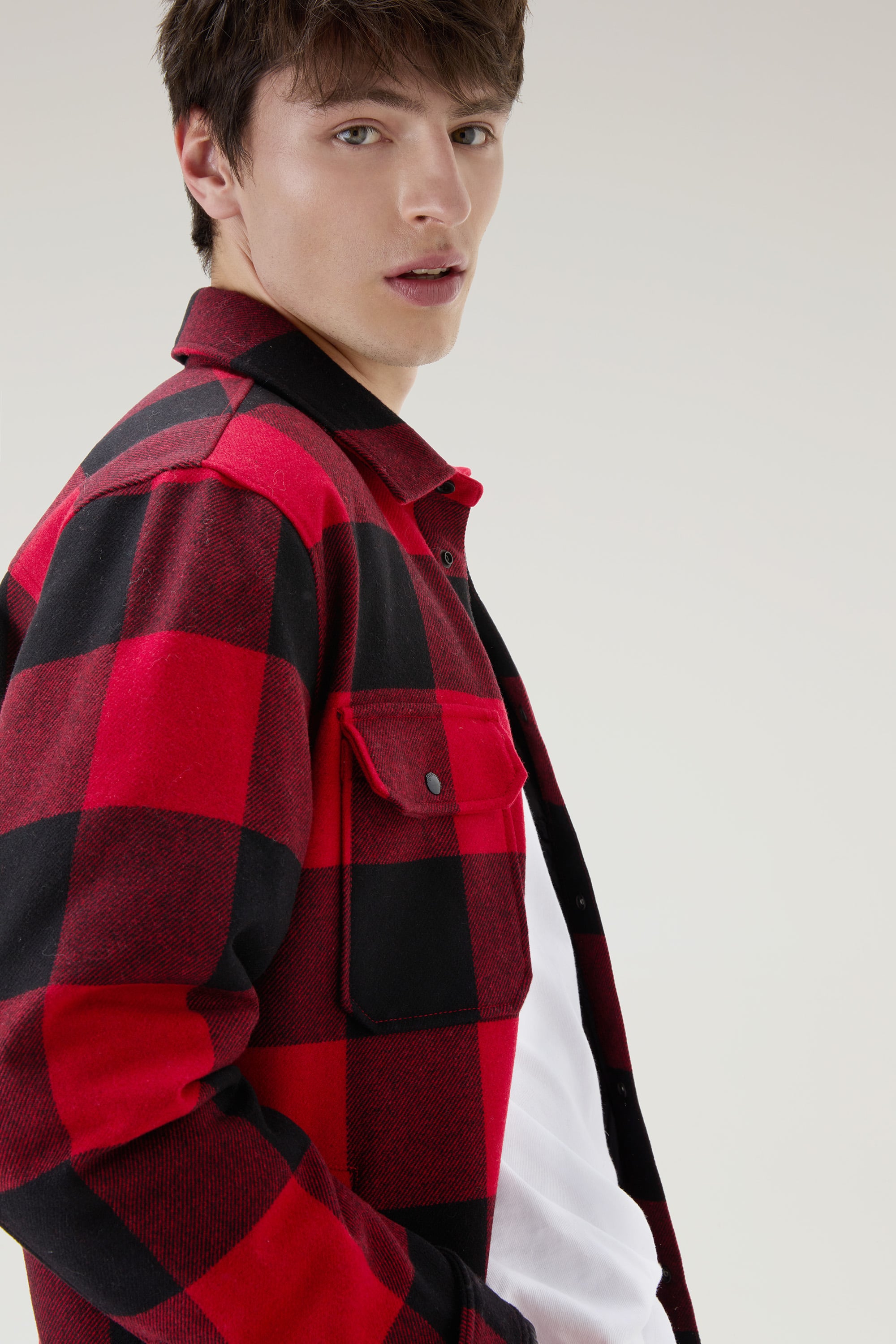 ALASKAN WOOL CHECK OVERSHIRT｜WOOLRICH（ウールリッチ）公式