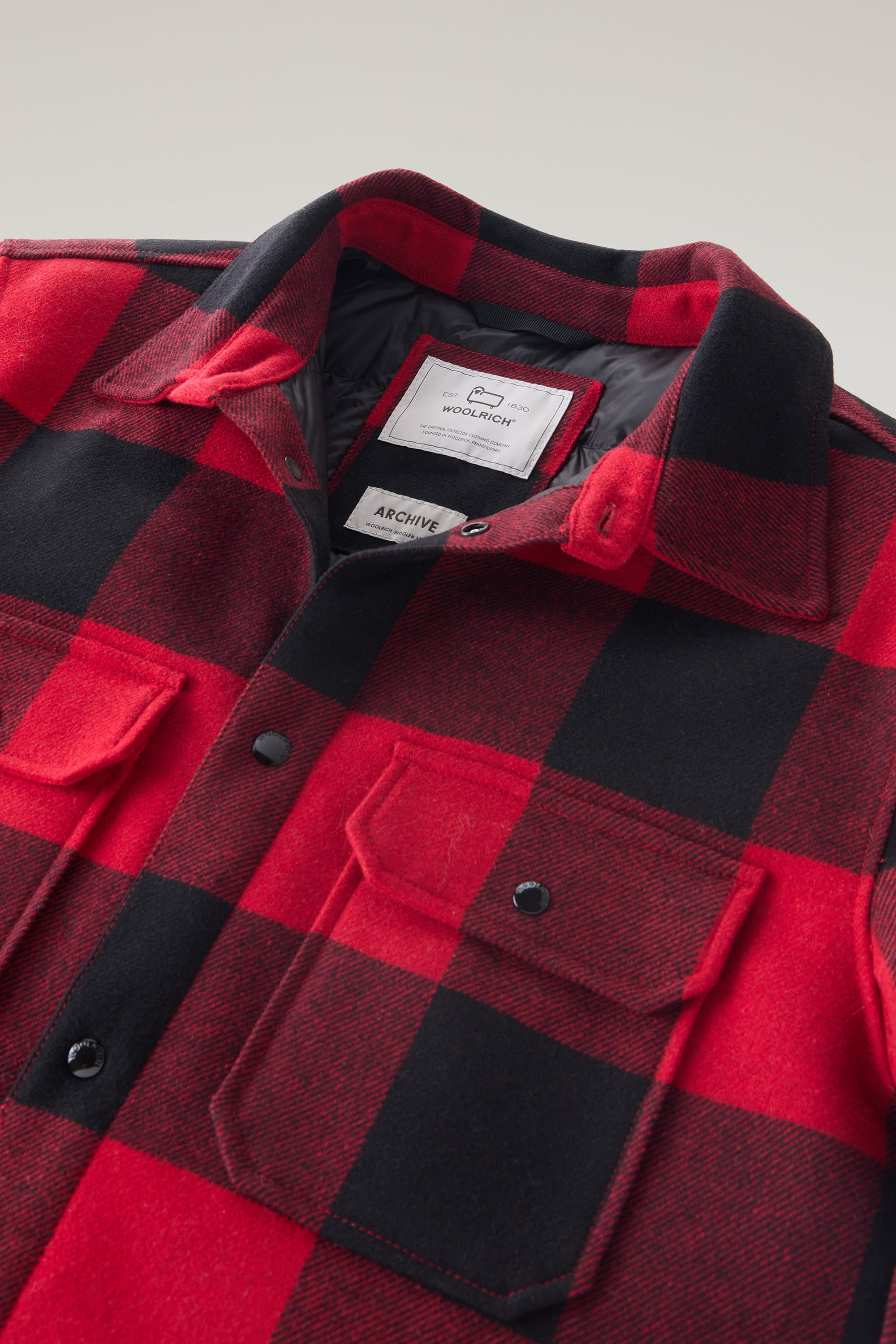 ALASKAN WOOL CHECK OVERSHIRT｜WOOLRICH（ウールリッチ）公式