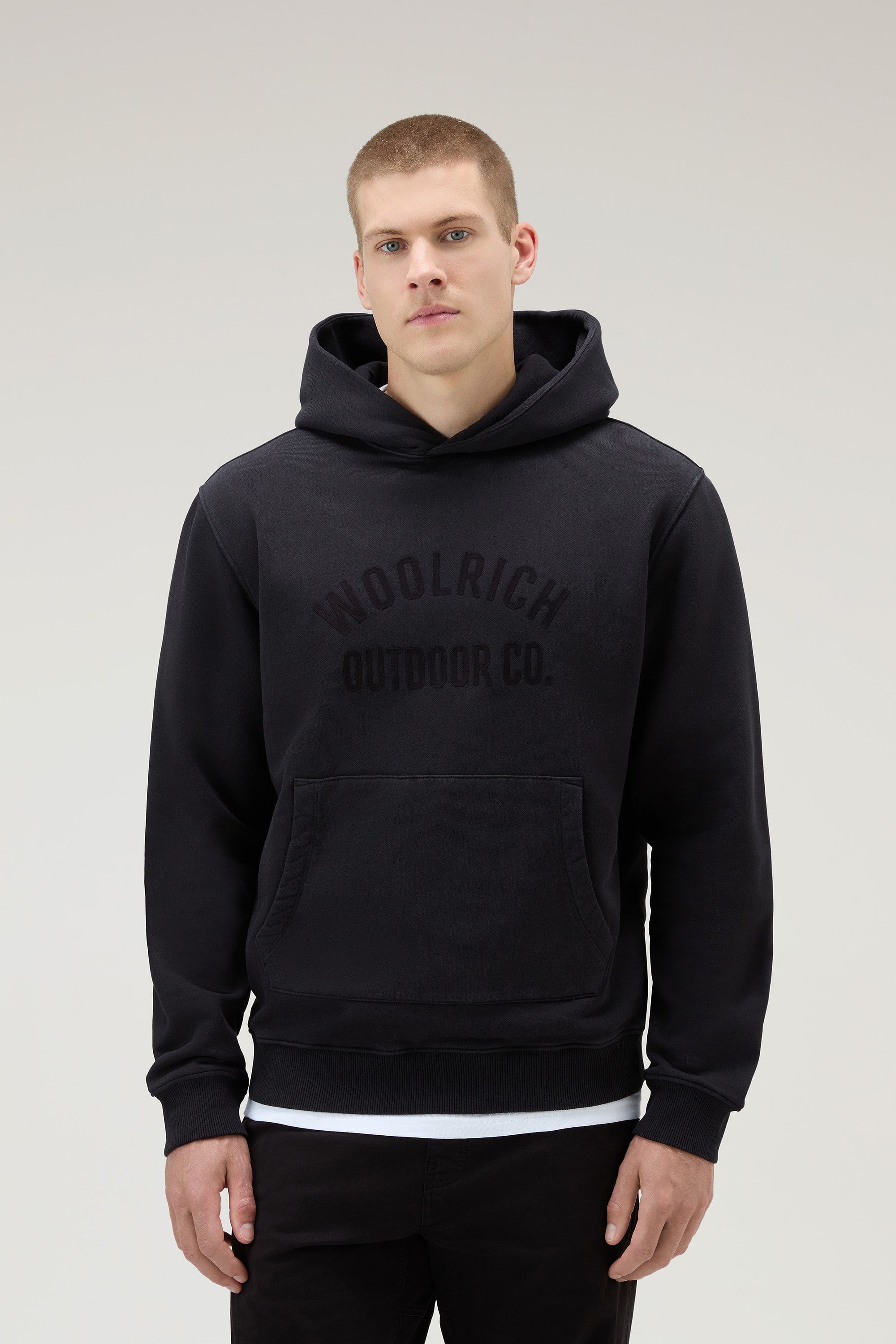 ORGANIC COTTON SCRIPT HOODIE