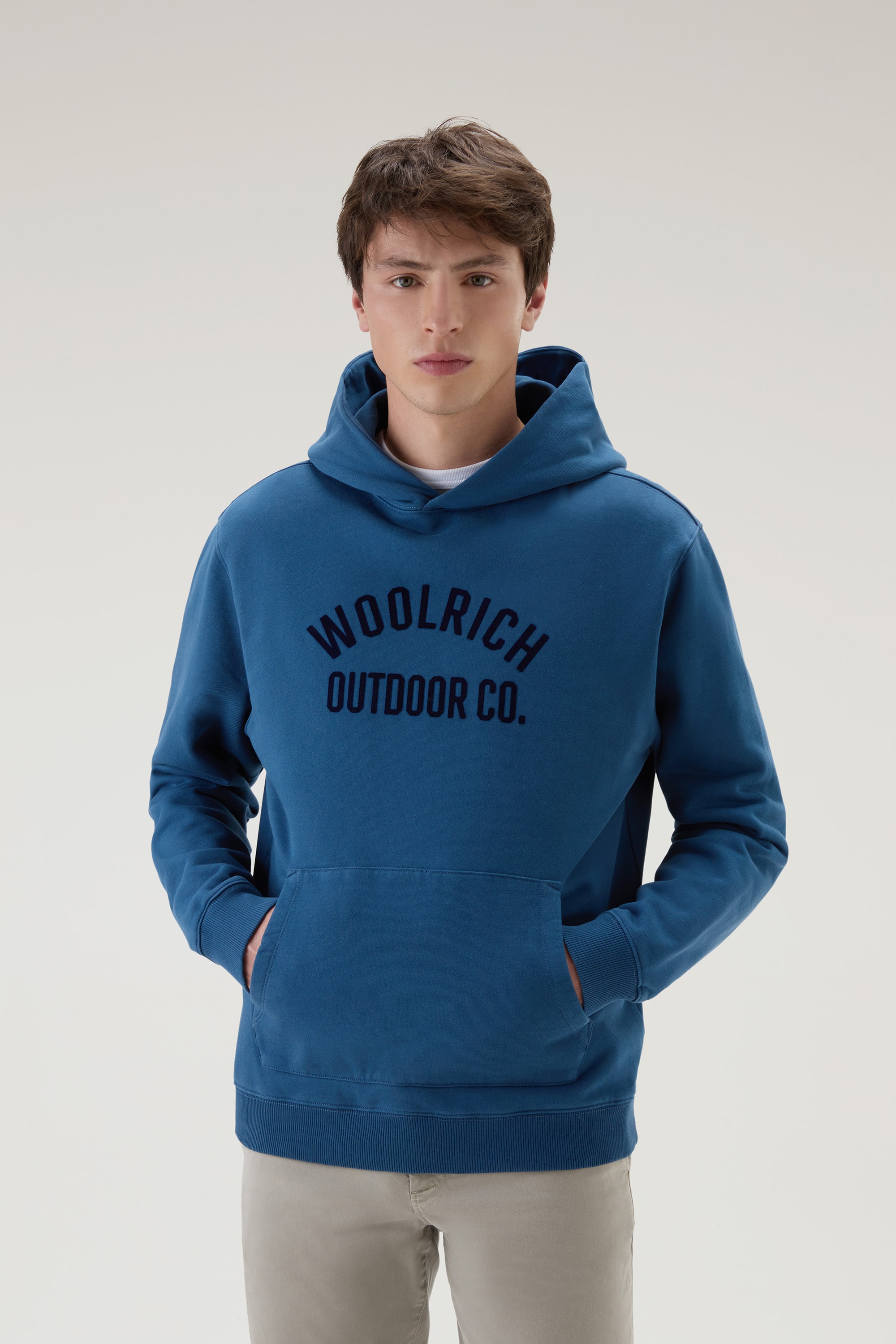 ORGANIC COTTON SCRIPT HOODIE