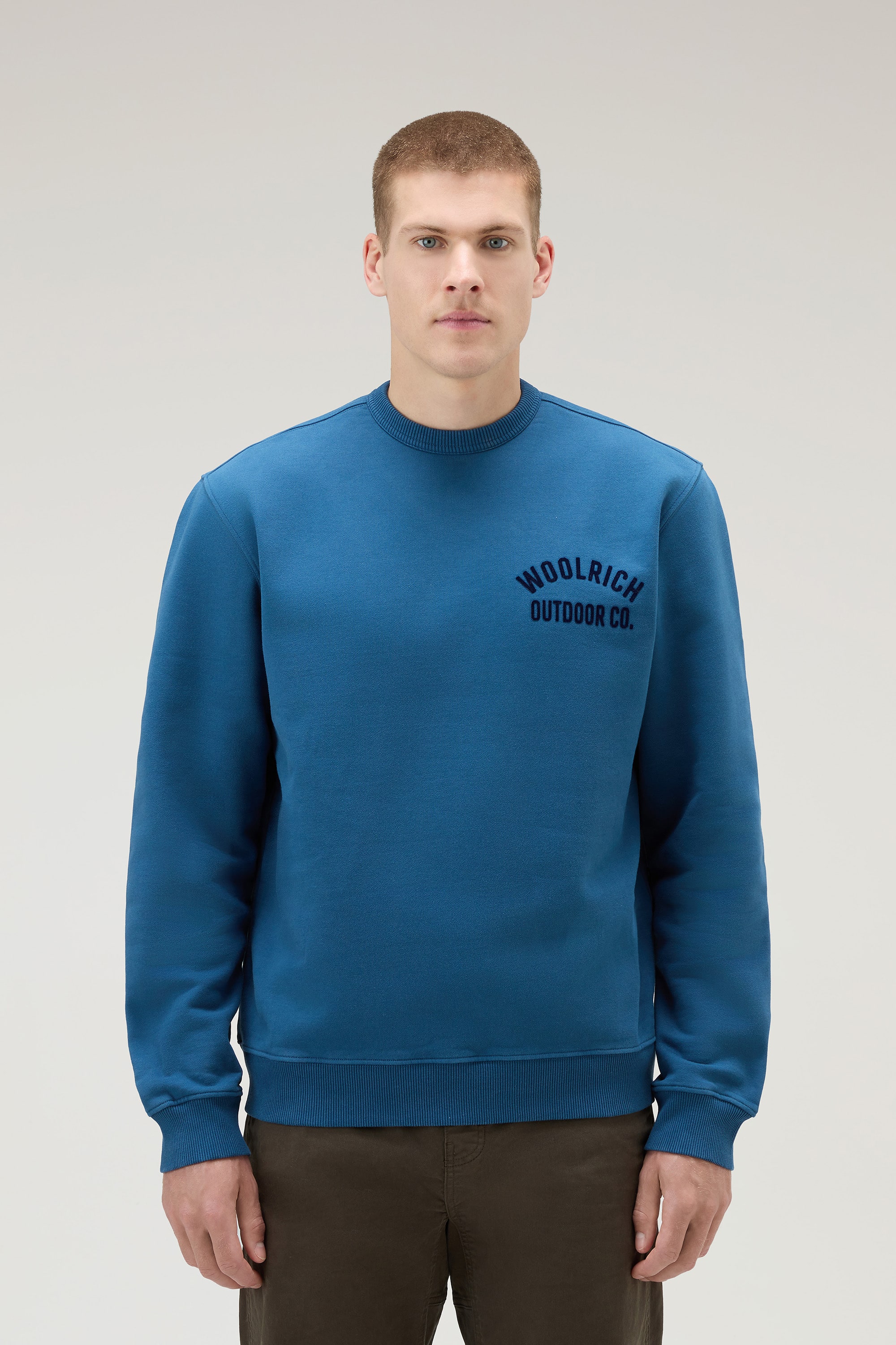 ORGANIC COTTON SCRIPT CREWNECK