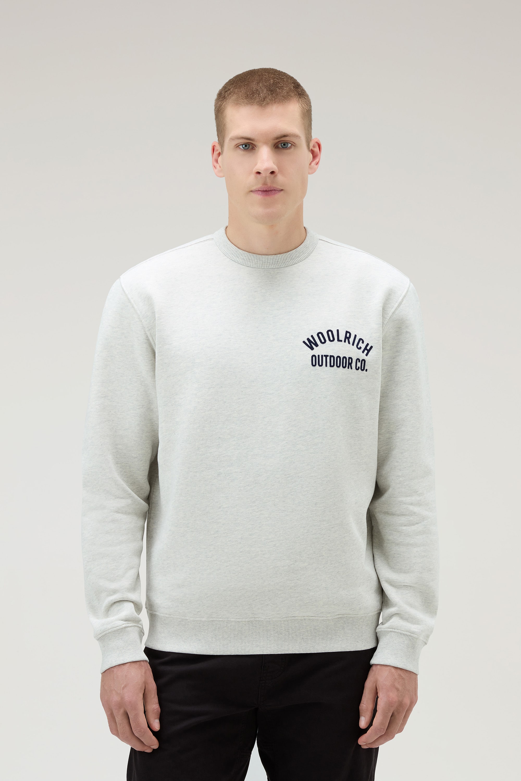 ORGANIC COTTON SCRIPT CREWNECK