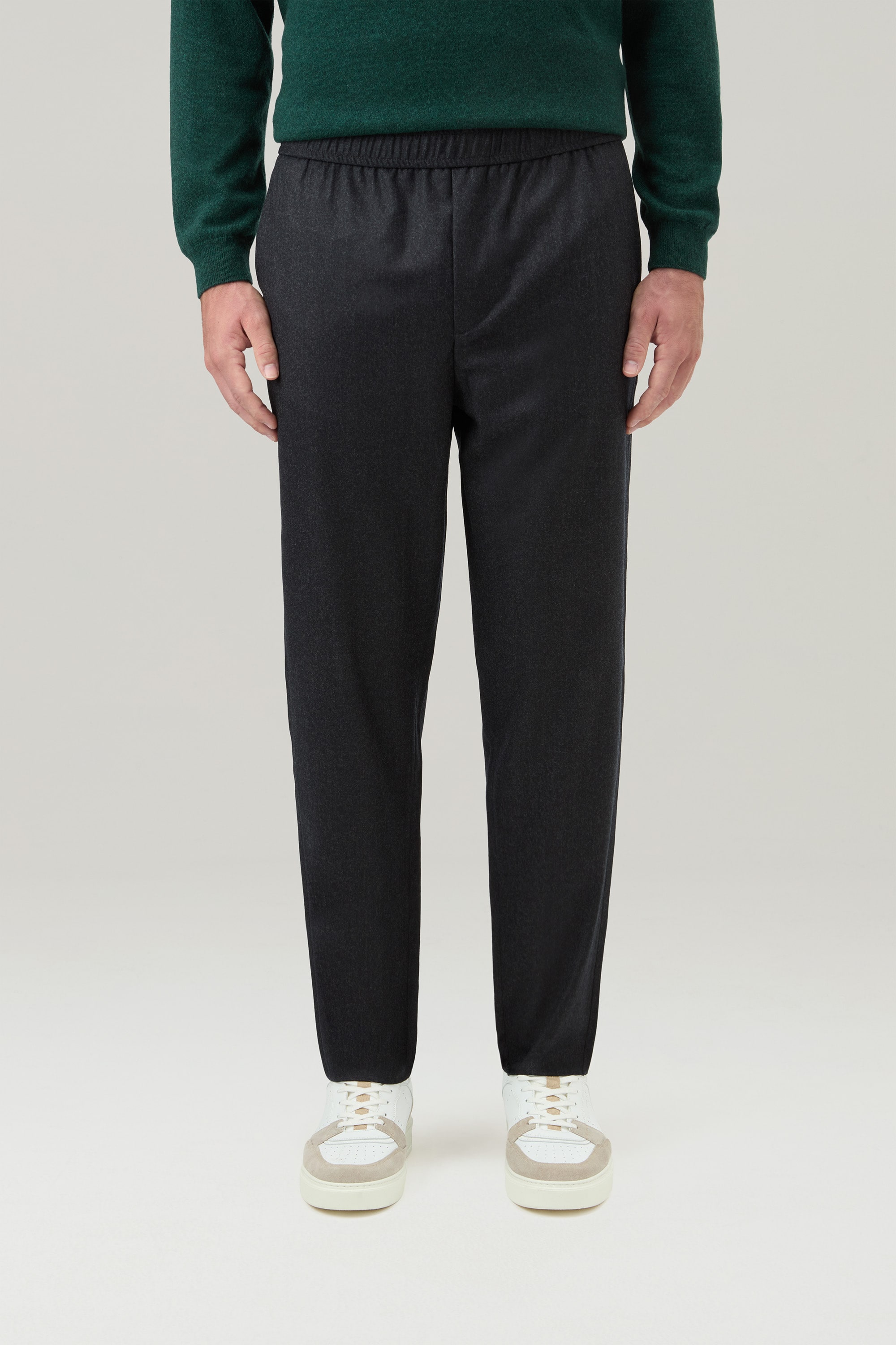 WOOL FLANNEL PANTS
