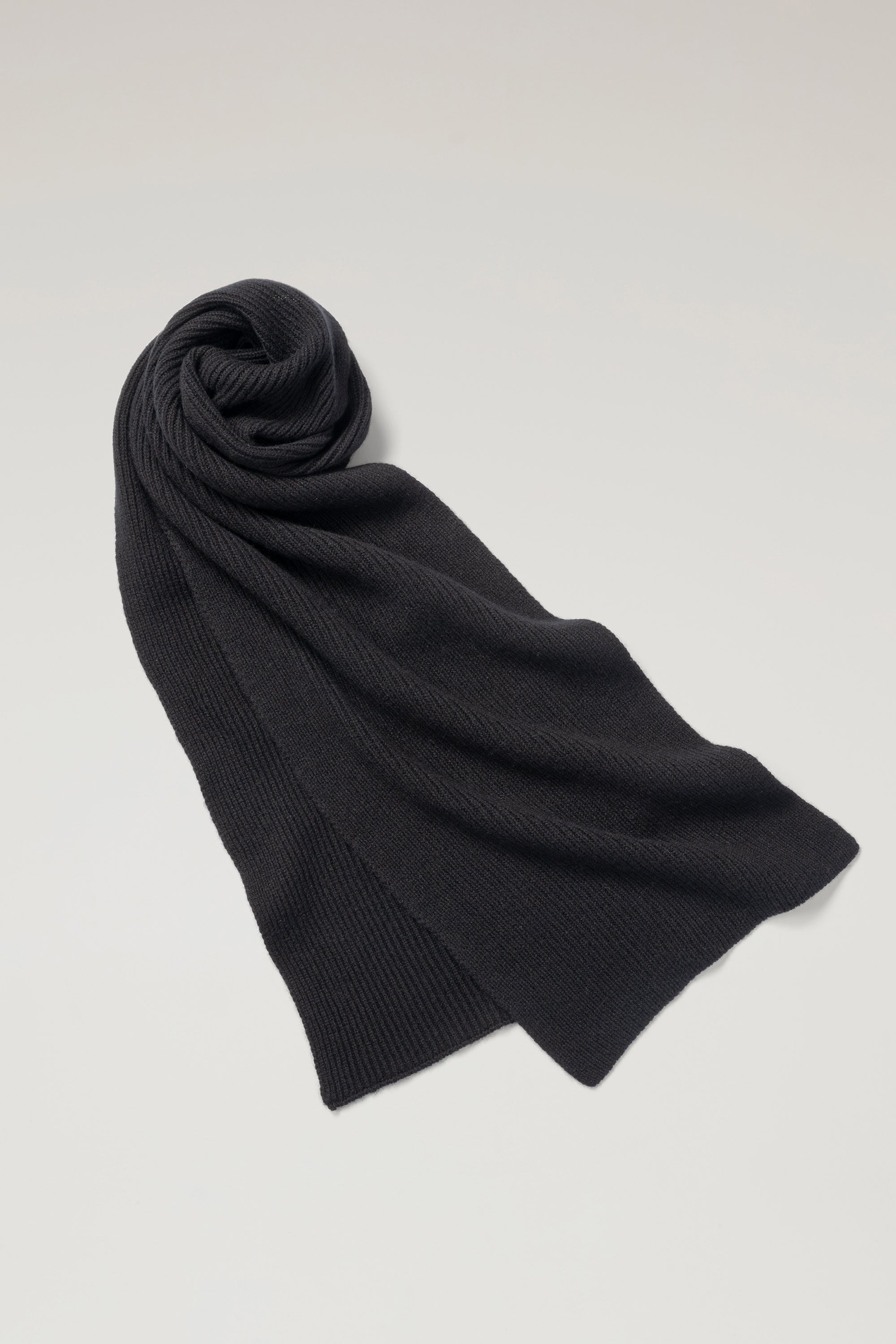 CASHMERE RIBBED SCARF