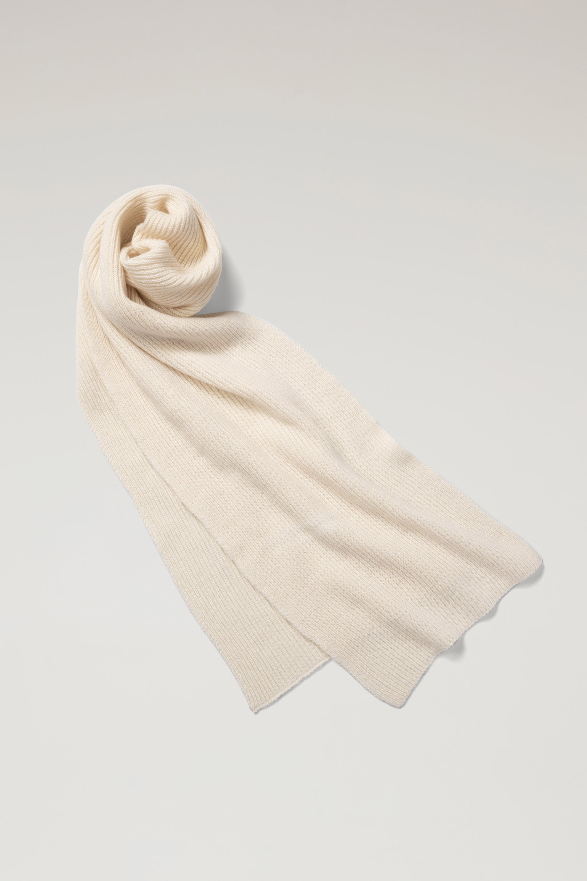 CASHMERE RIBBED SCARF