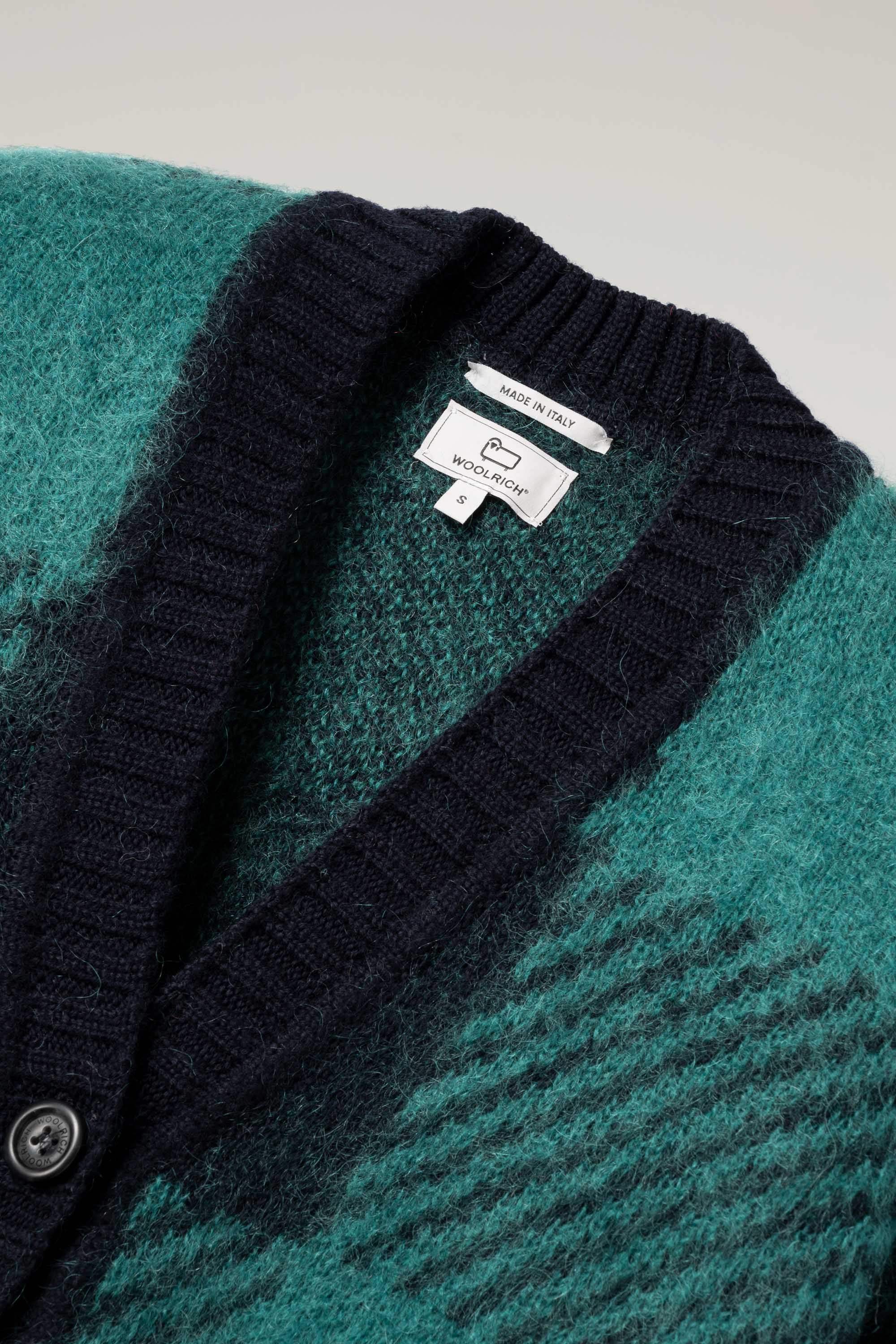 CHECK WOOL CARDIGAN