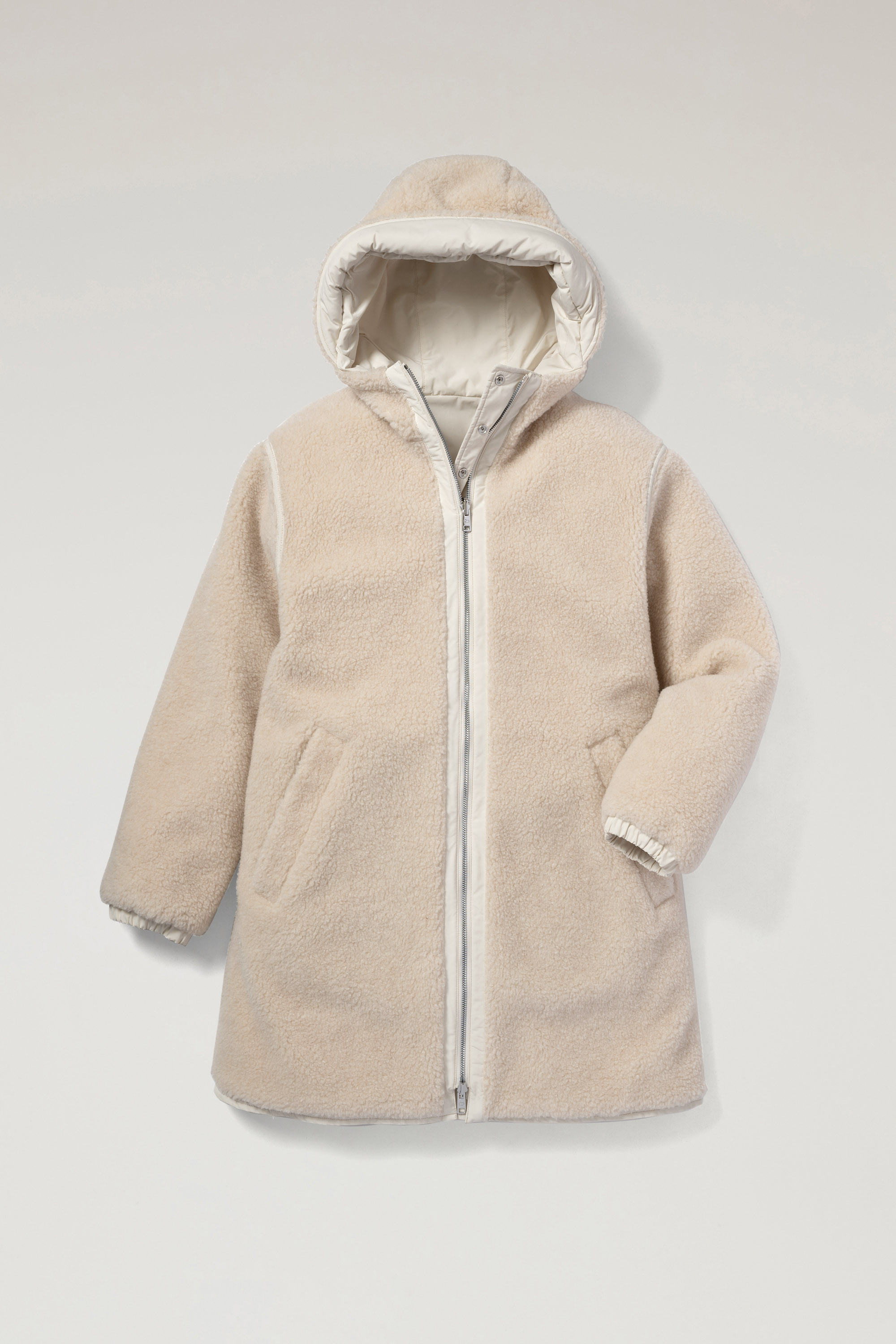REVERSIBLE TEDDY PARKA