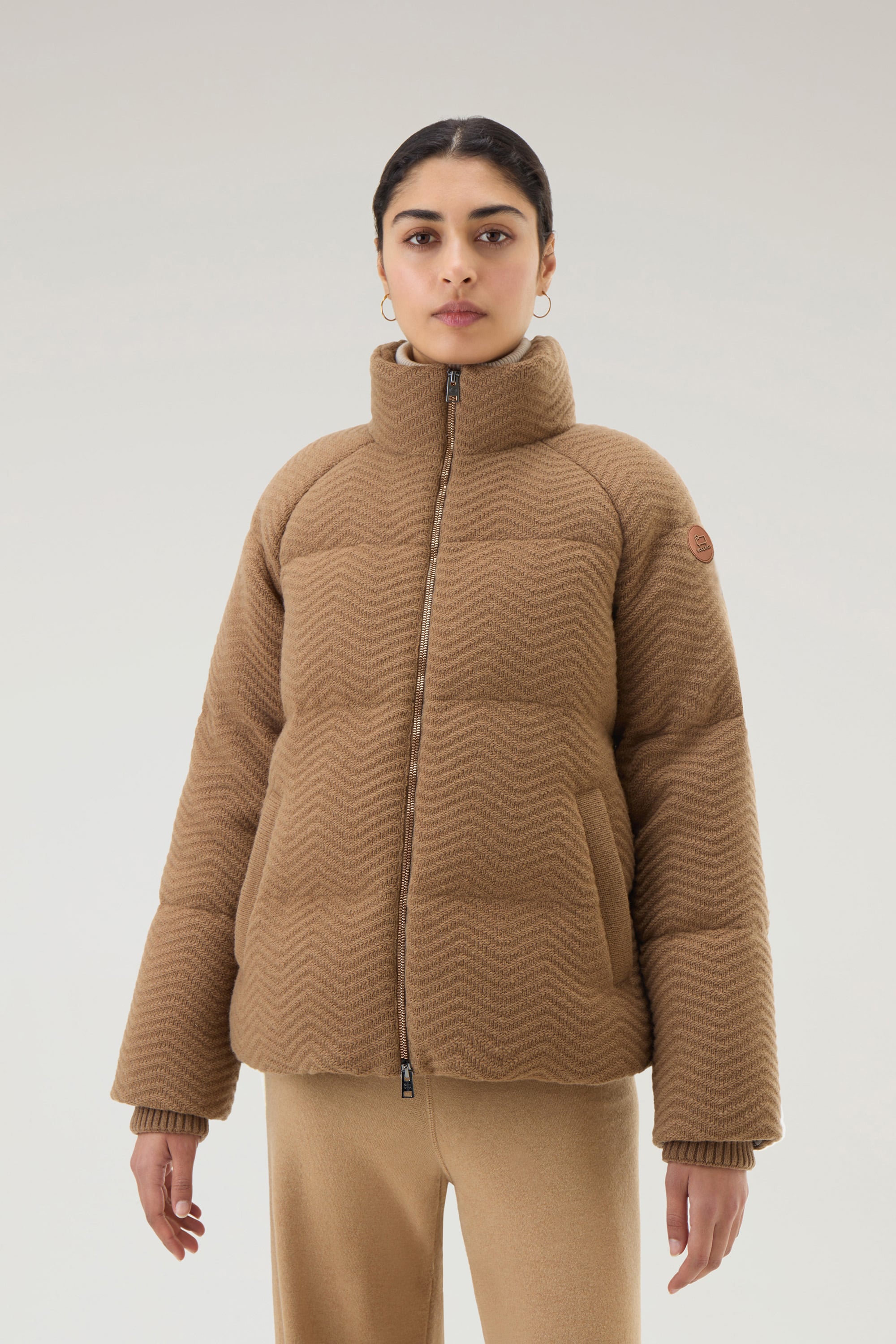 KNITTED PUFFER JACKET