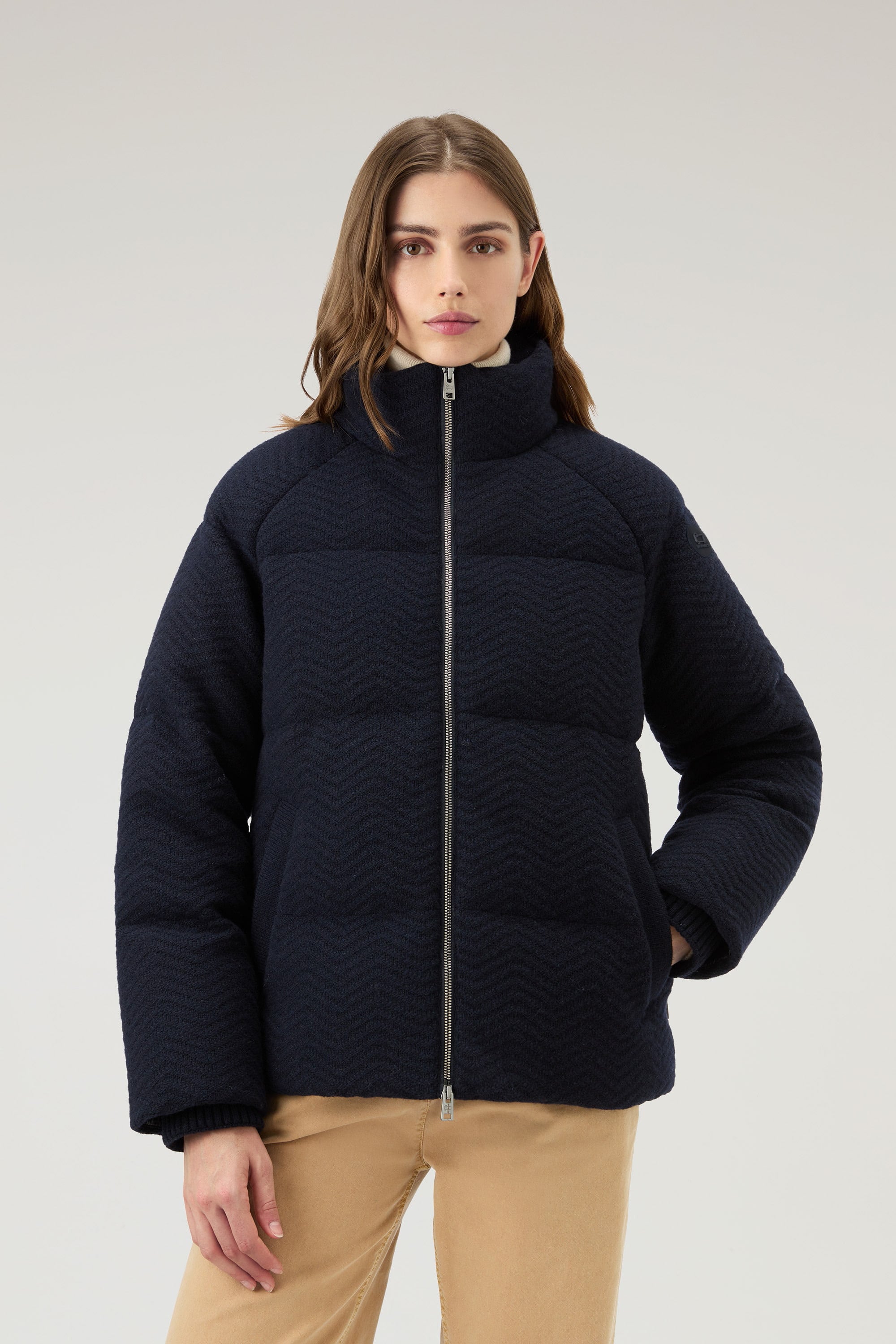 KNITTED PUFFER JACKET