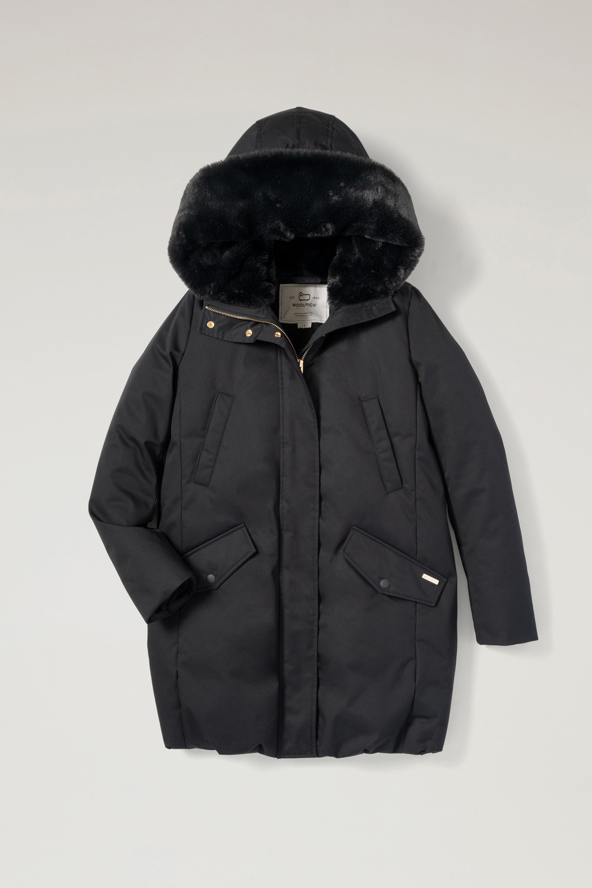 色カーキWOOLRICH COCOON PARKA ダウンジャケット