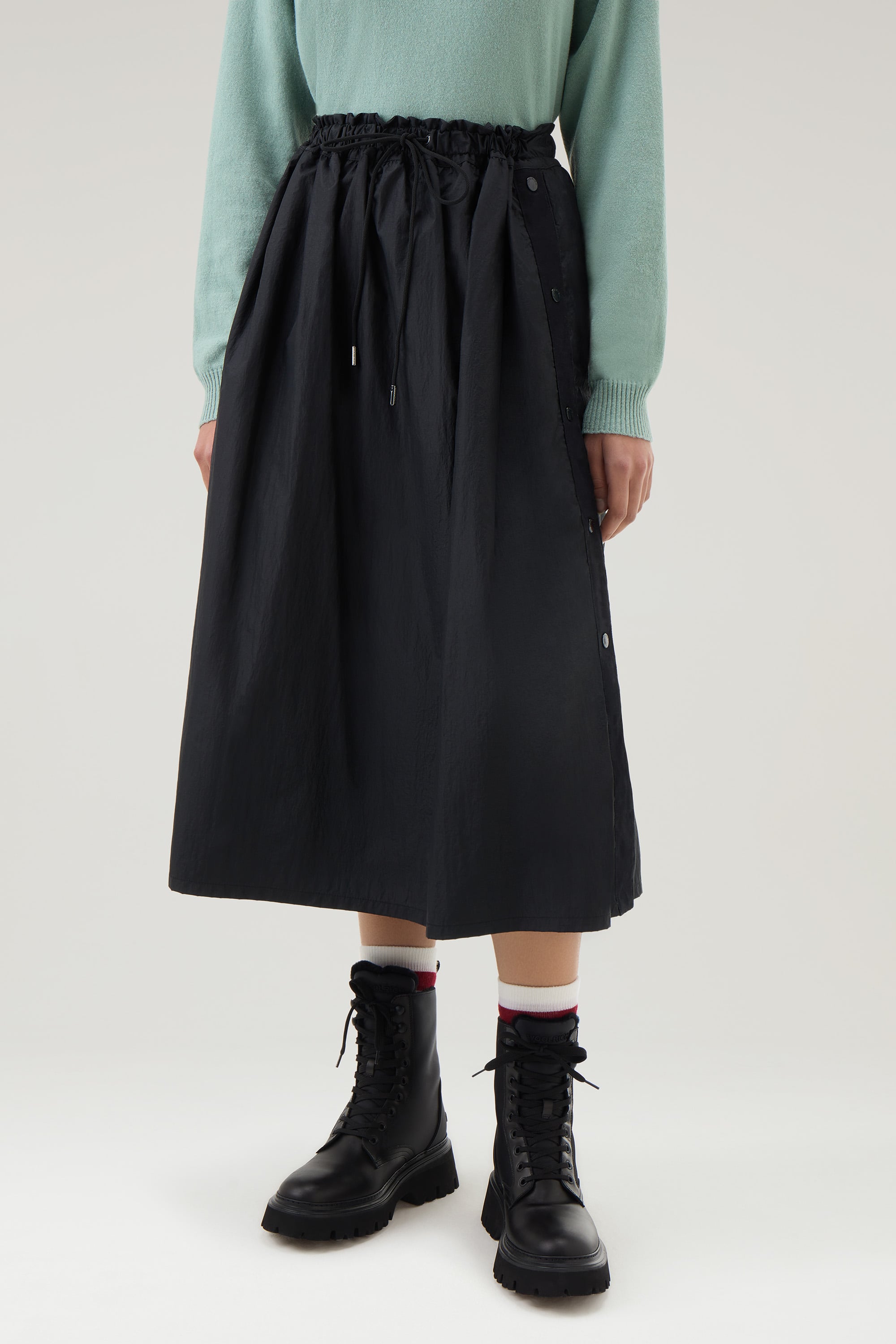 NYLON TRACK SKIRT