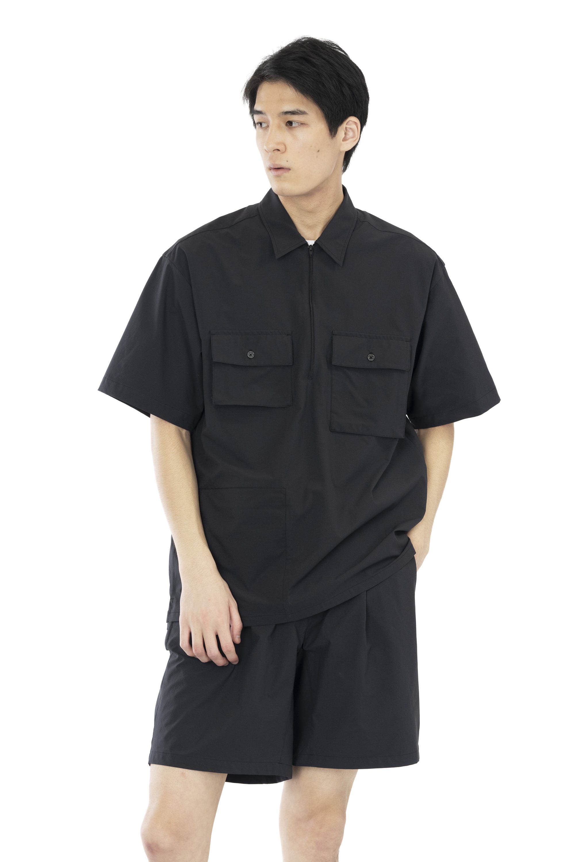 HIGH AERATION PULLOVER SHIRT