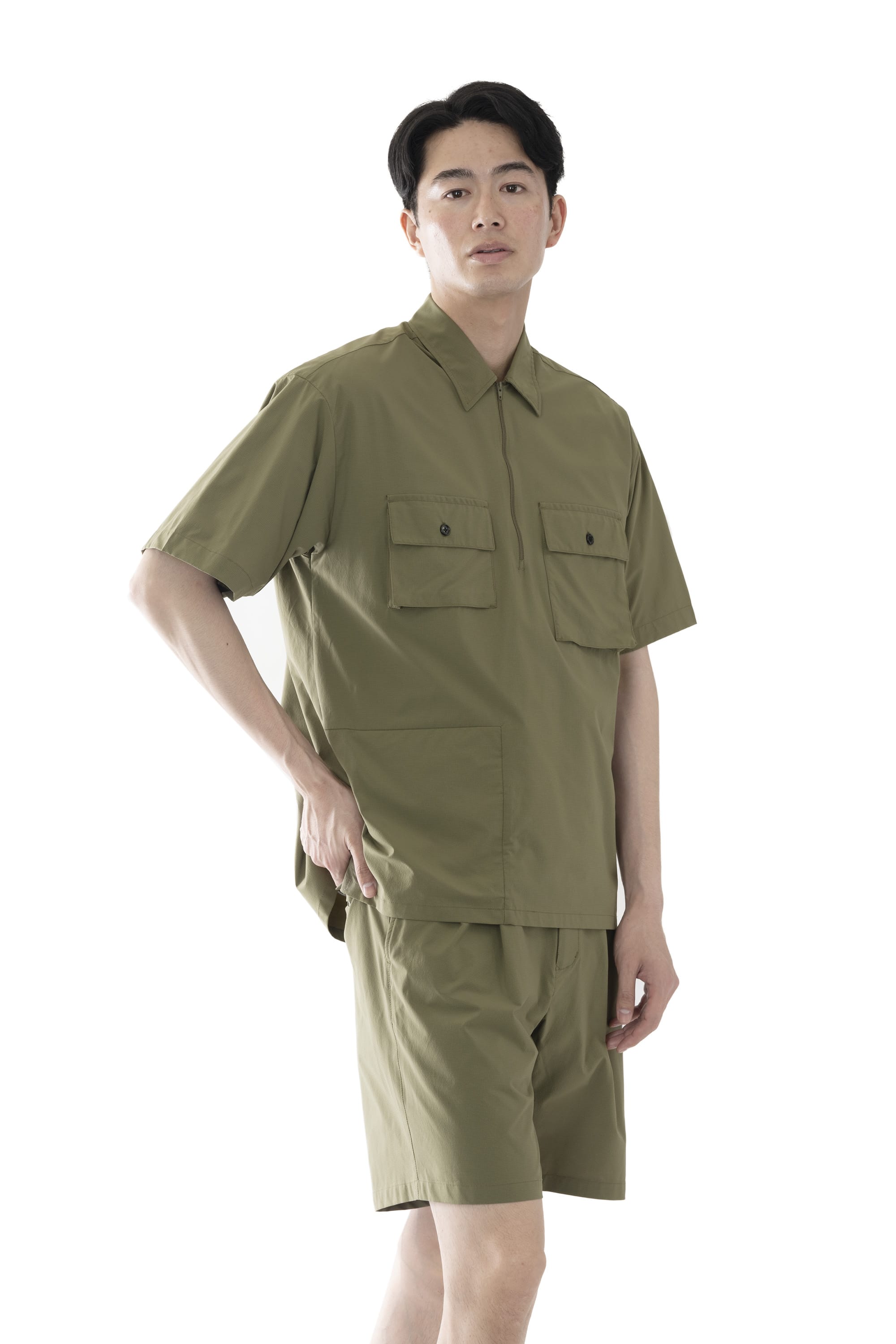 HIGH AERATION PULLOVER SHIRT