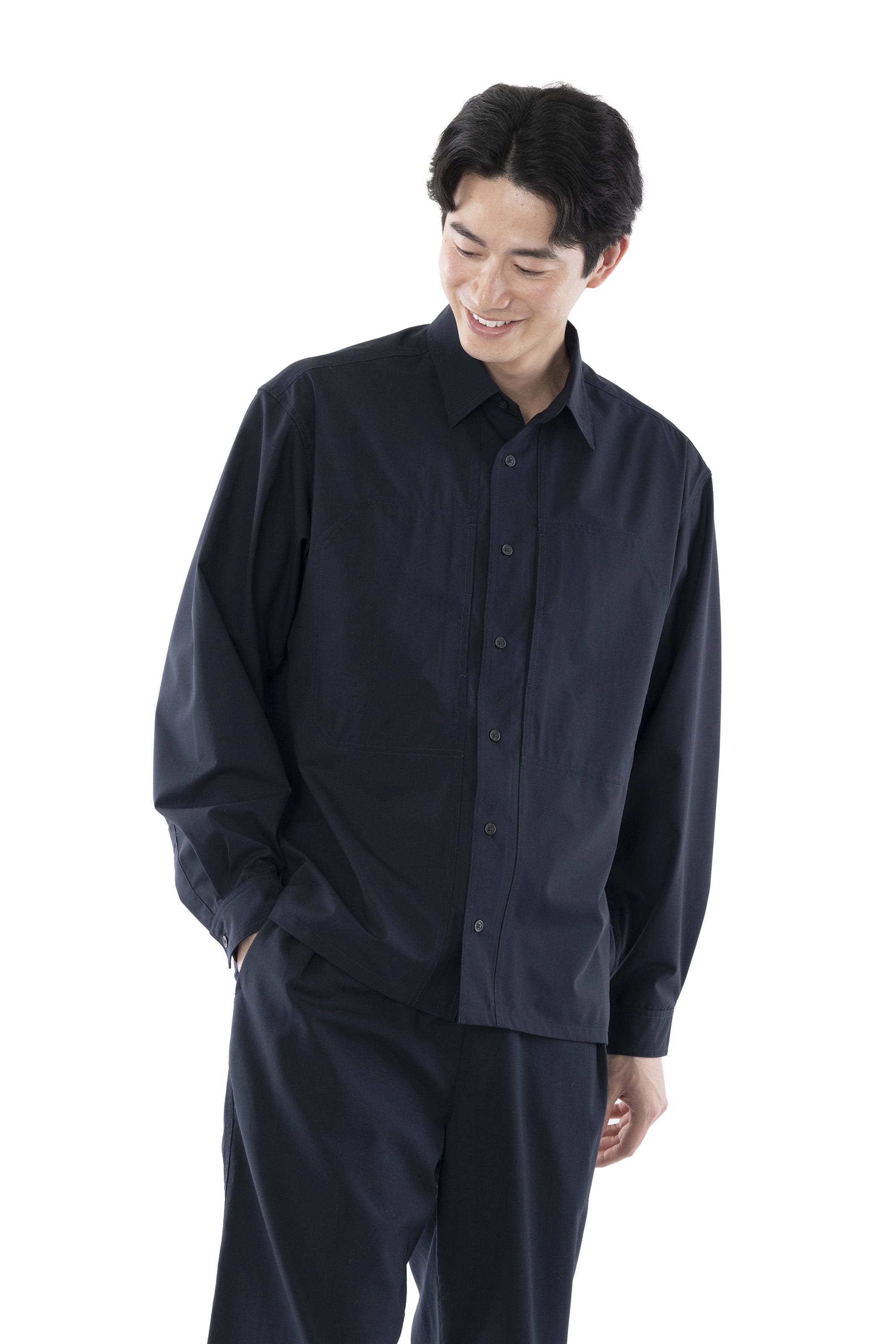 WOOL STRETCH SHIRT