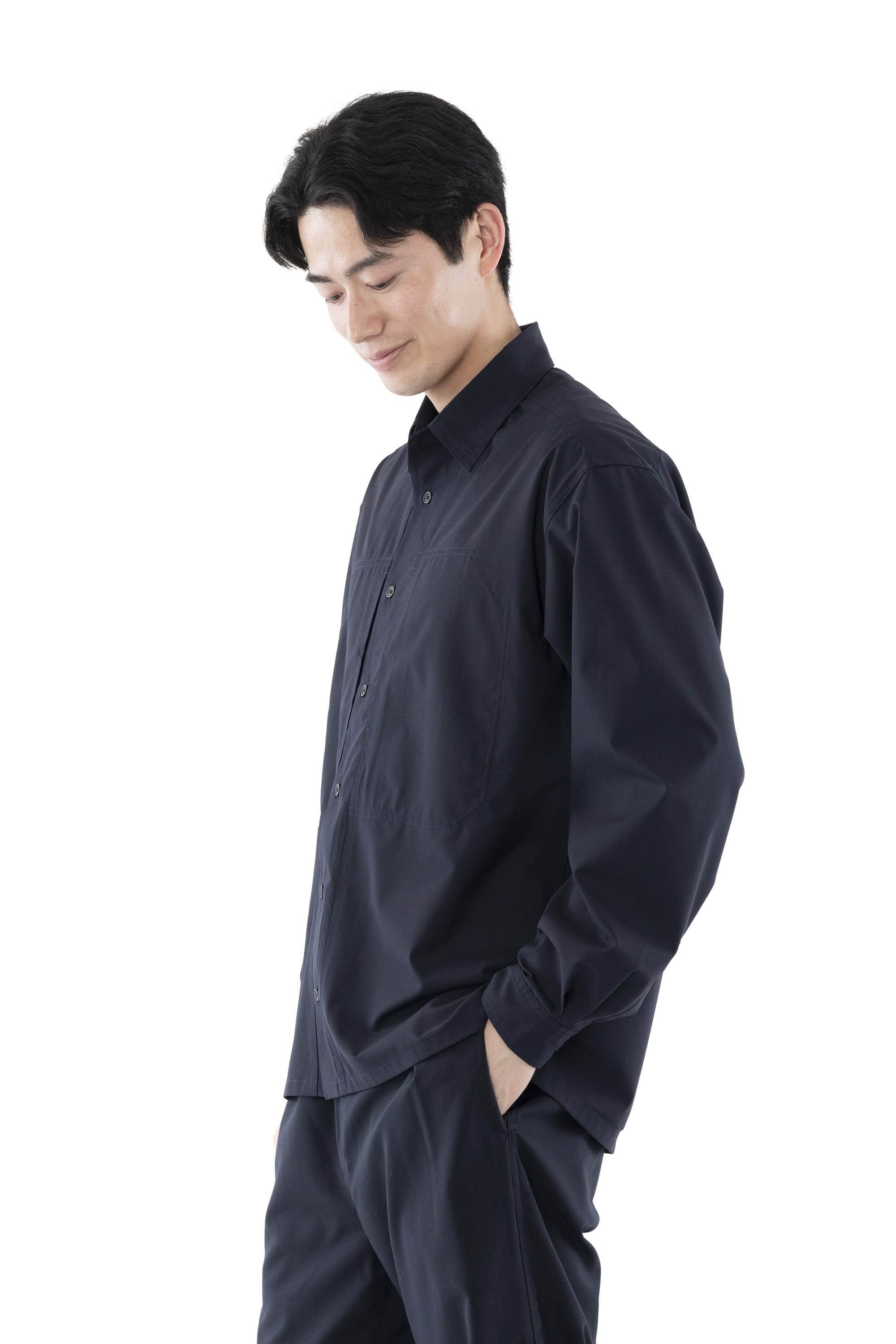WOOL STRETCH SHIRT